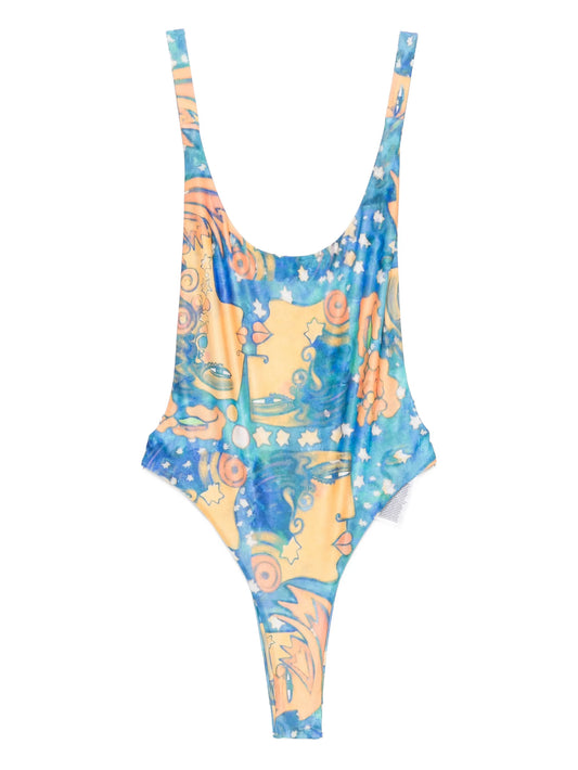 El Beso scoop-neck swimsuit