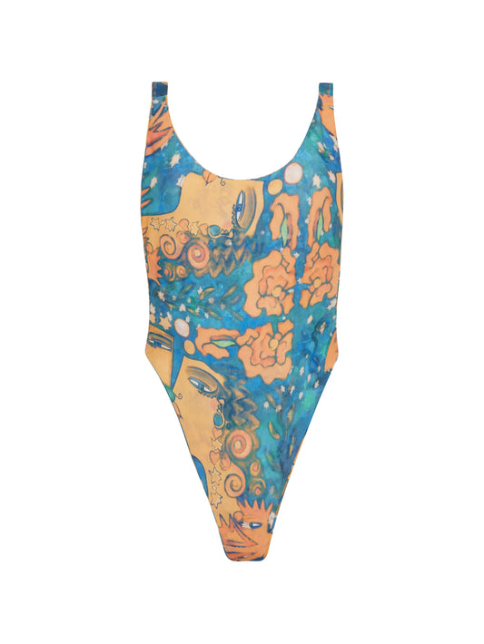 El Beso scoop-neck swimsuit