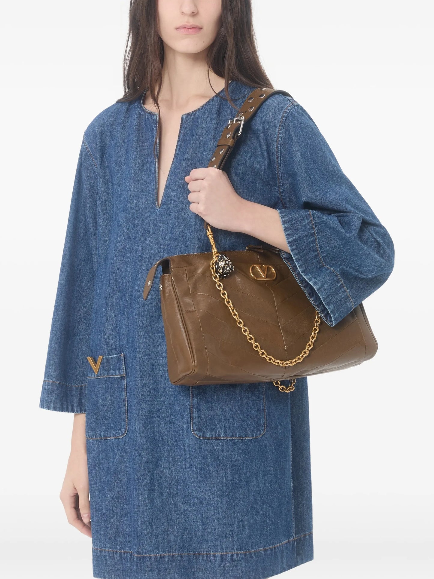 mini chambray dress