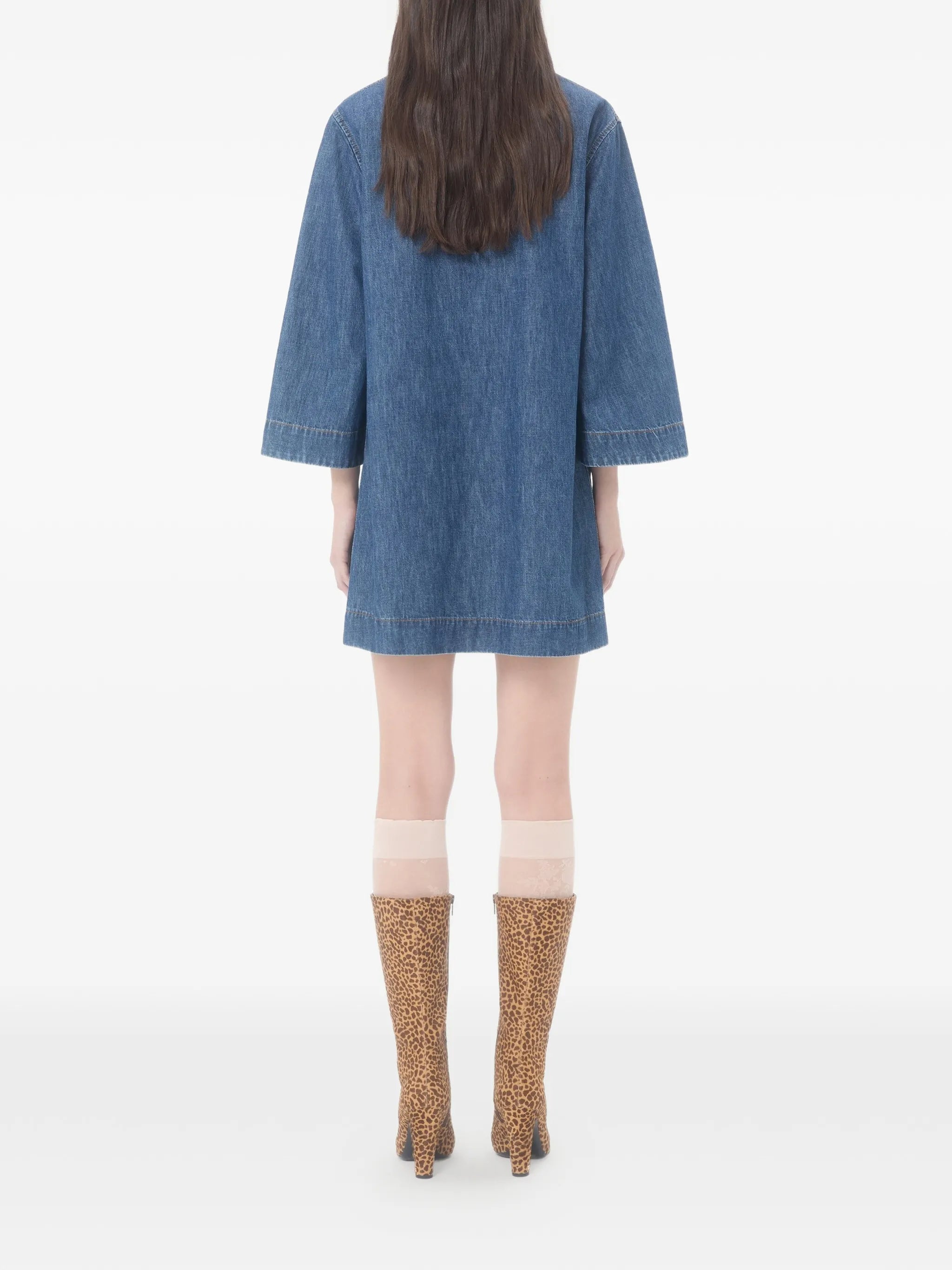mini chambray dress