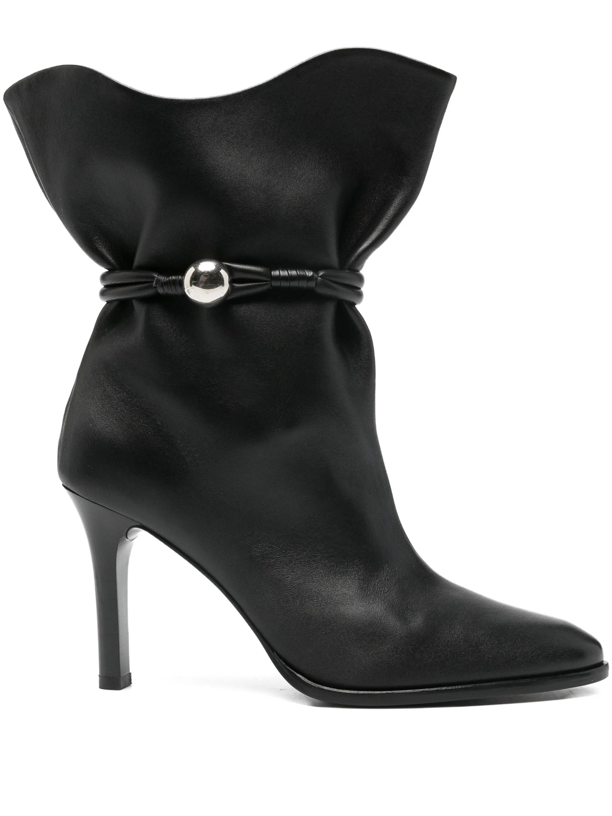 ankle leather boots