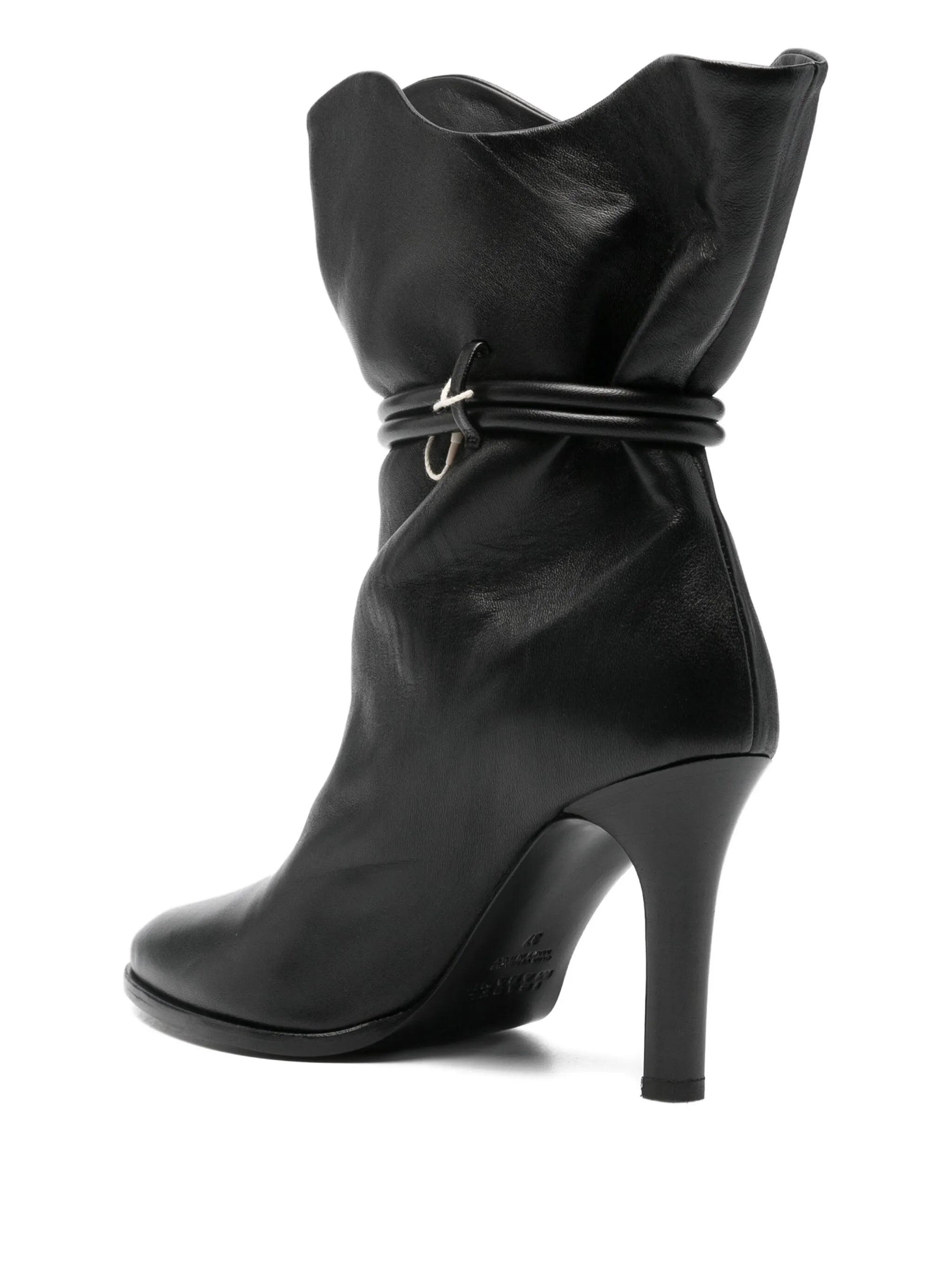 ankle leather boots