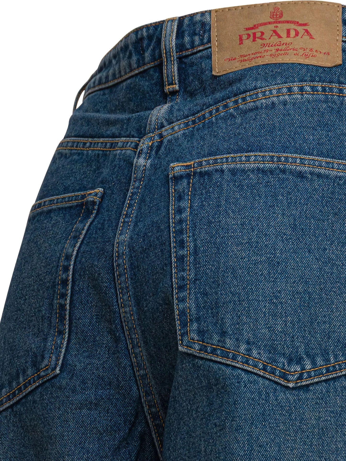 logo-plaque jeans