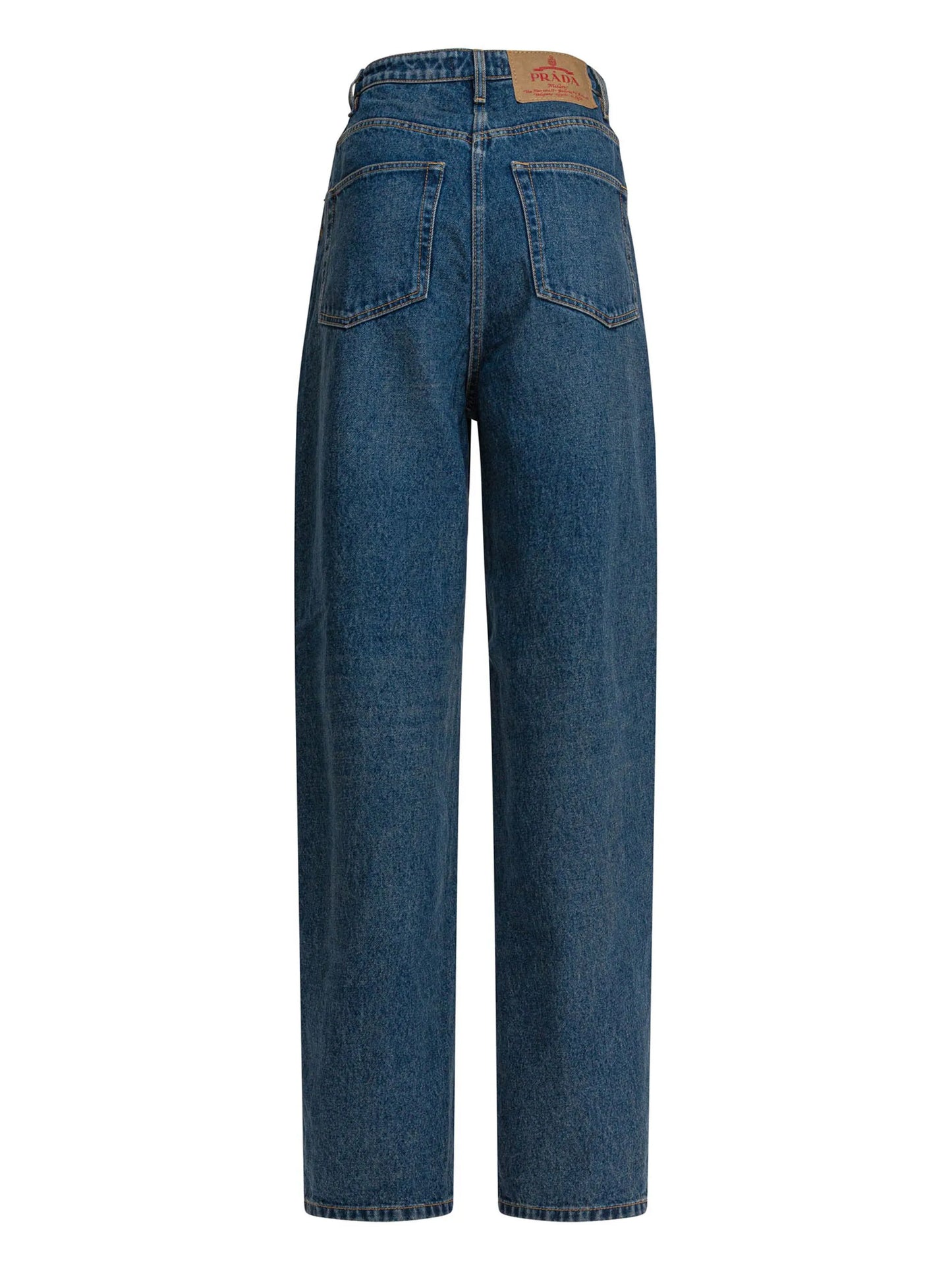 logo-plaque jeans