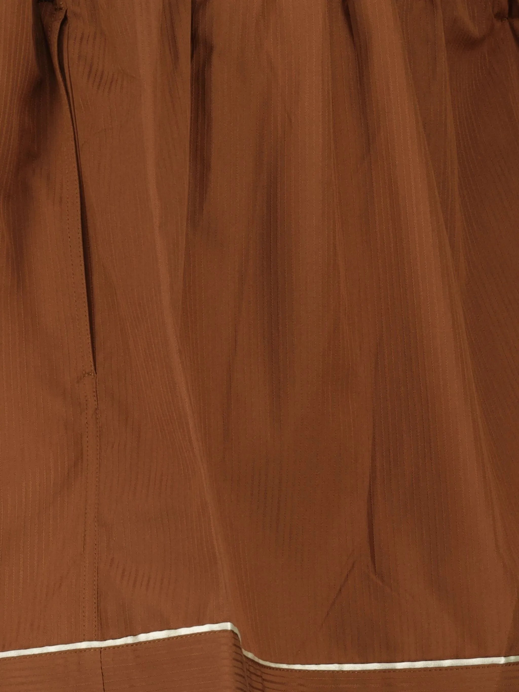 button-fastening mini skirt