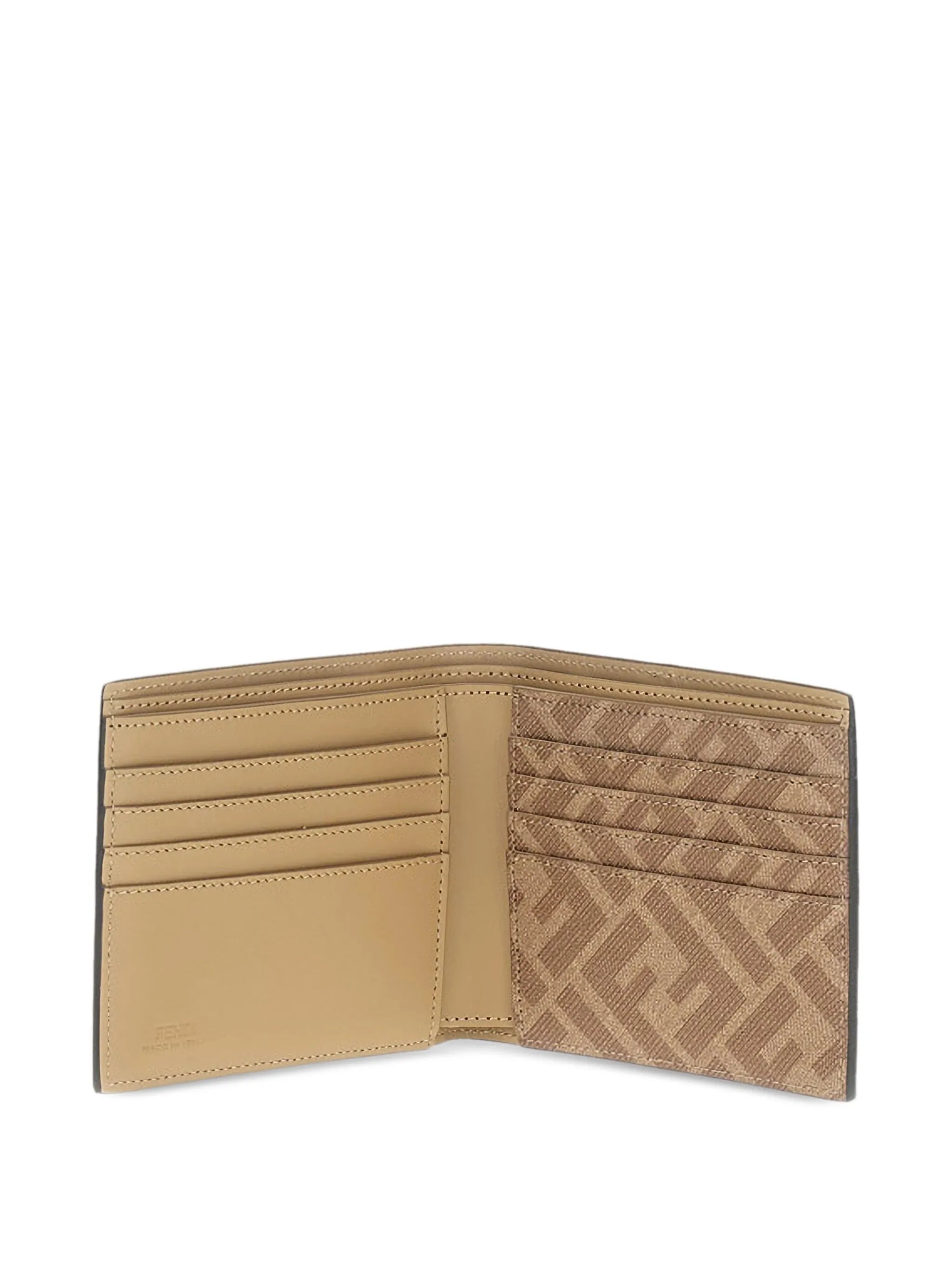 FF logo leather wallet