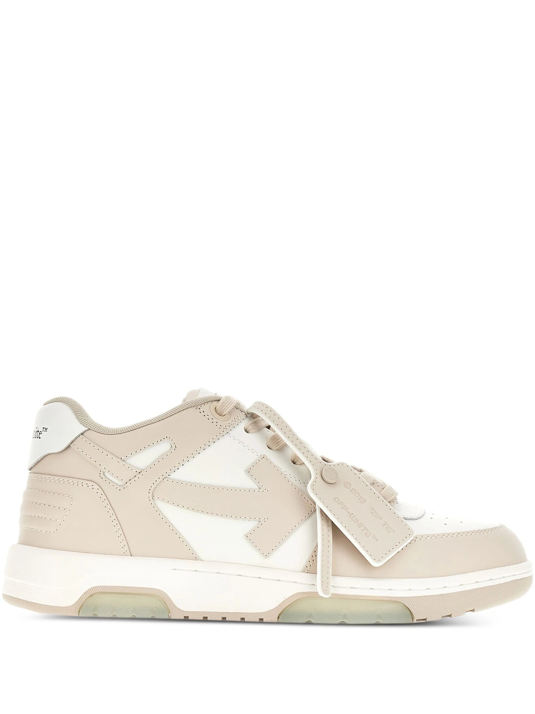 Out Of Office leather panel sneakers