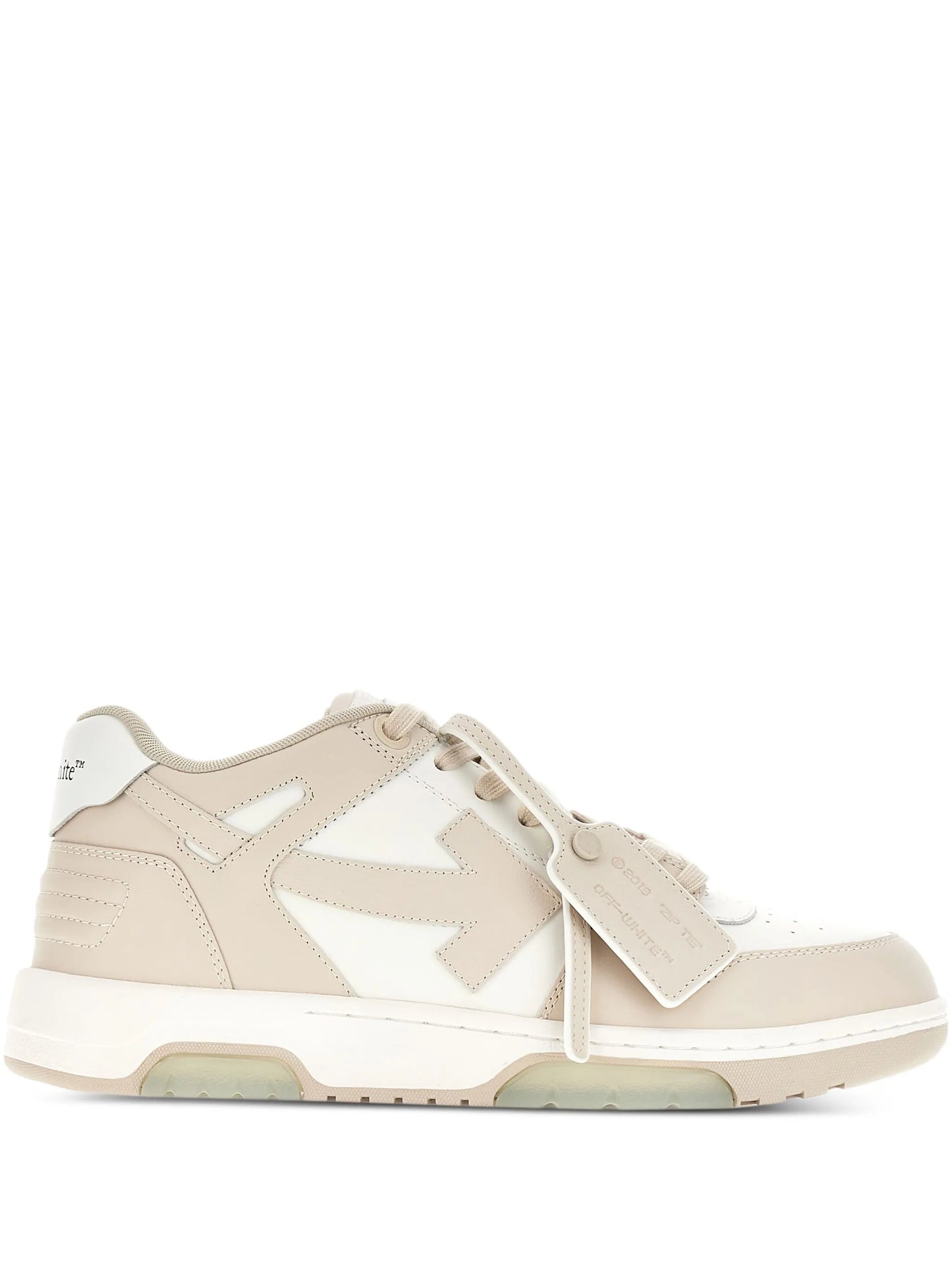 Out Of Office leather panel sneakers