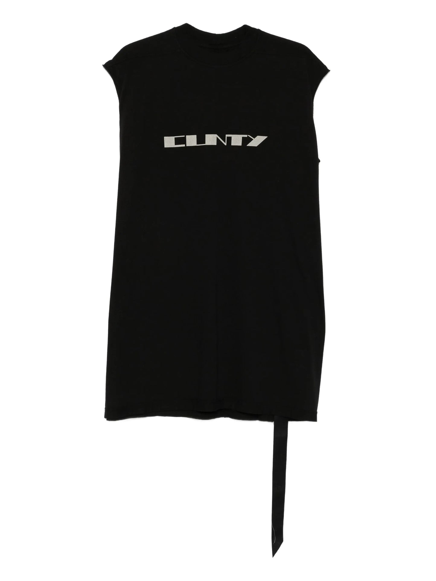 graphic-print sleeveless T-shirt