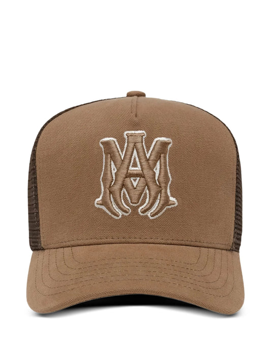 MA Outline trucker hat