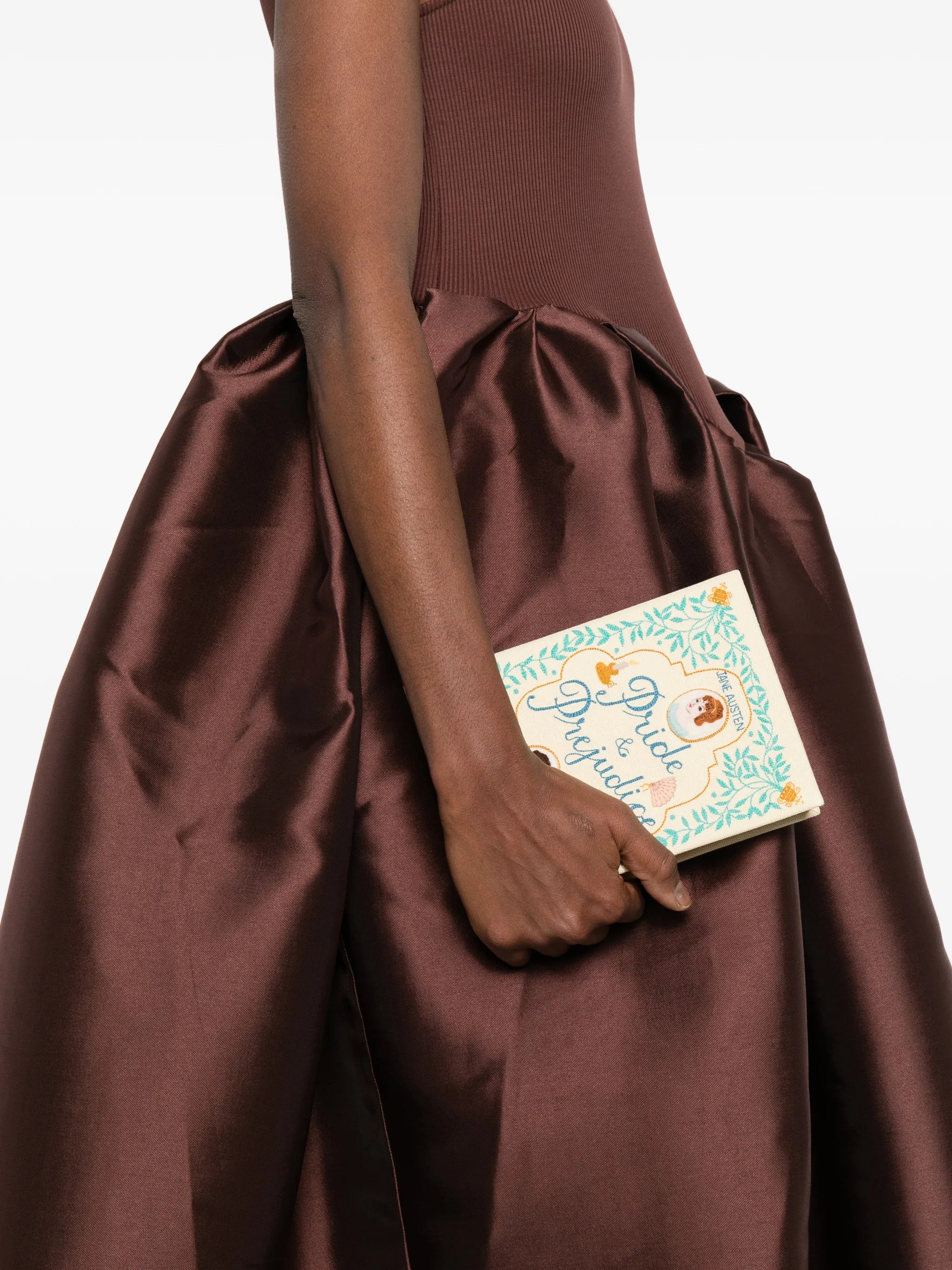 embroidery graphic mini bag
