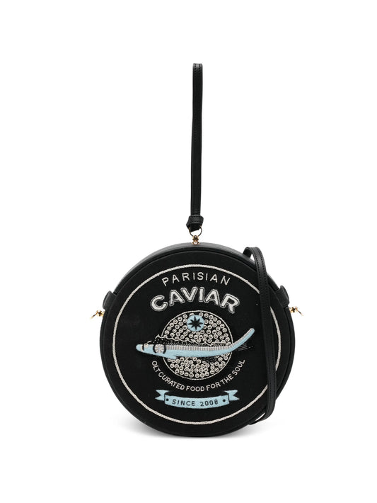 embroidered clutch bag