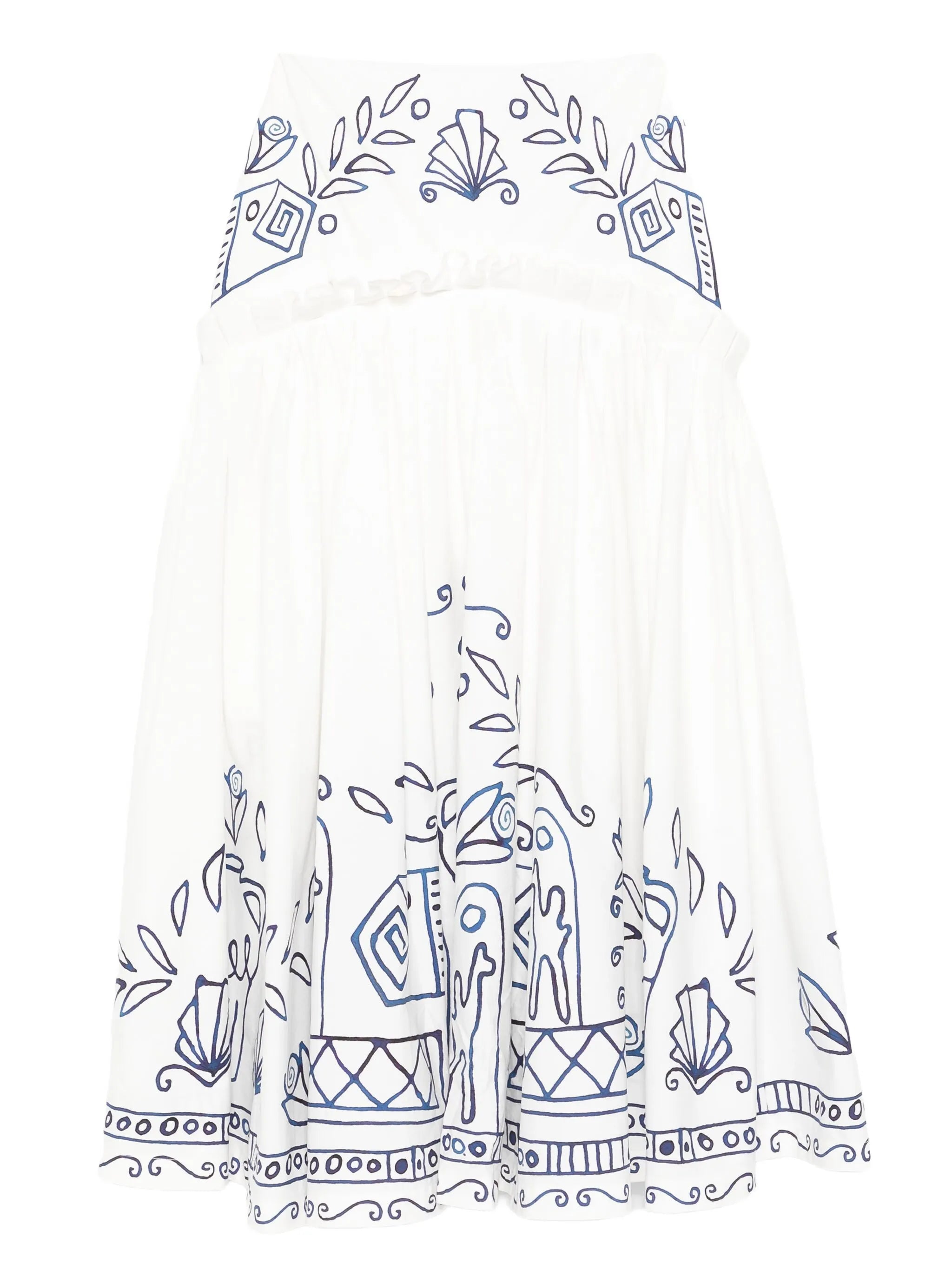 x Lrnce Leela printed maxi skirt