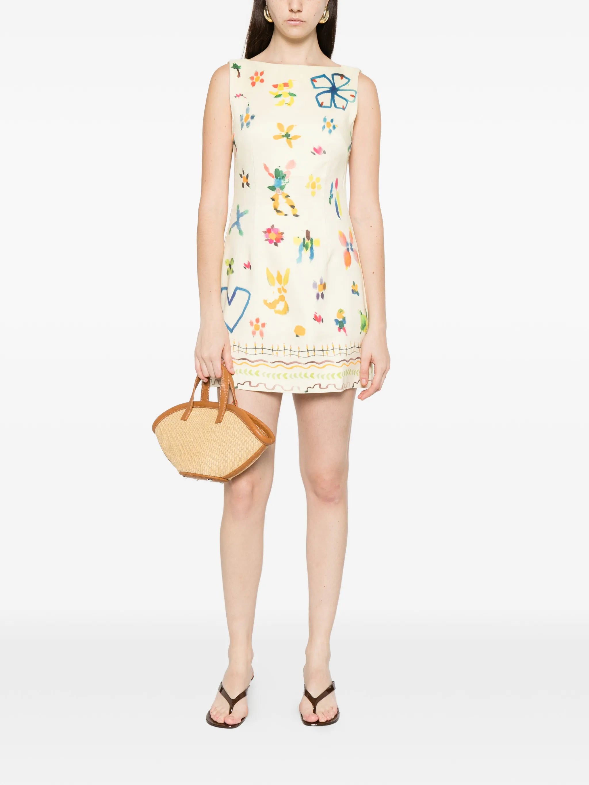 Sidi floral mini dress