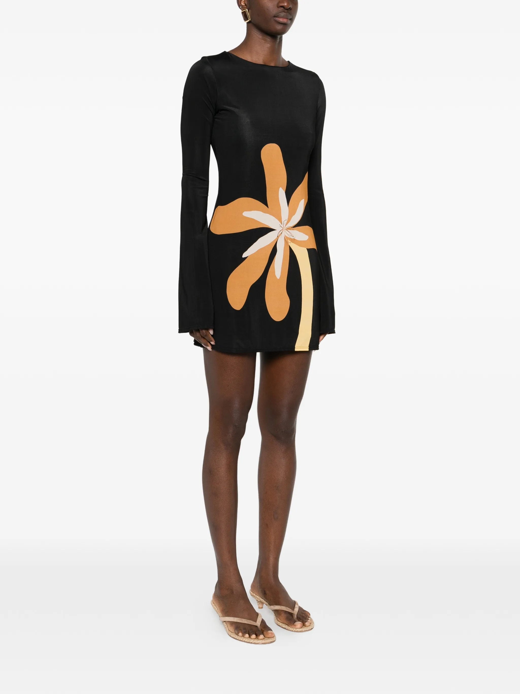 Maisha long-sleeve mini dress