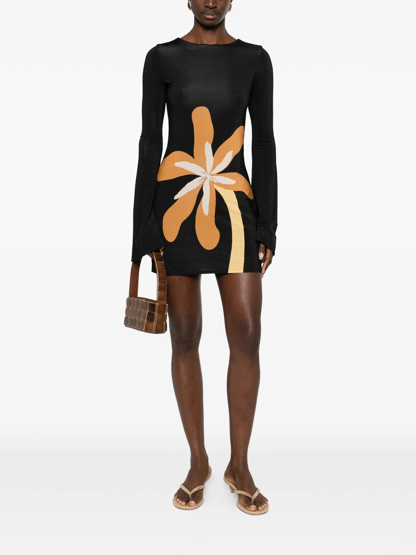 Maisha long-sleeve mini dress