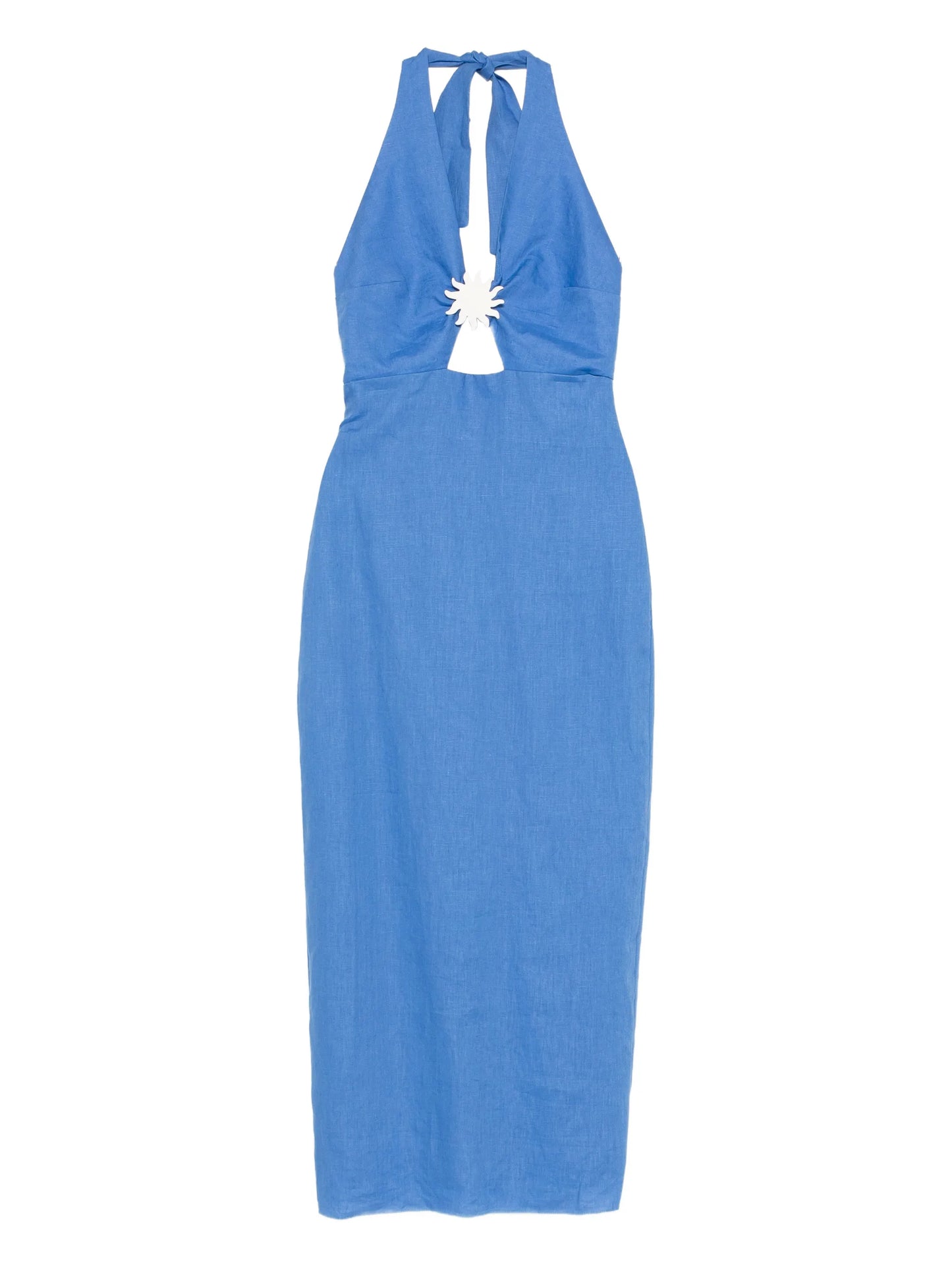 Orly halterneck cut-out midi dress