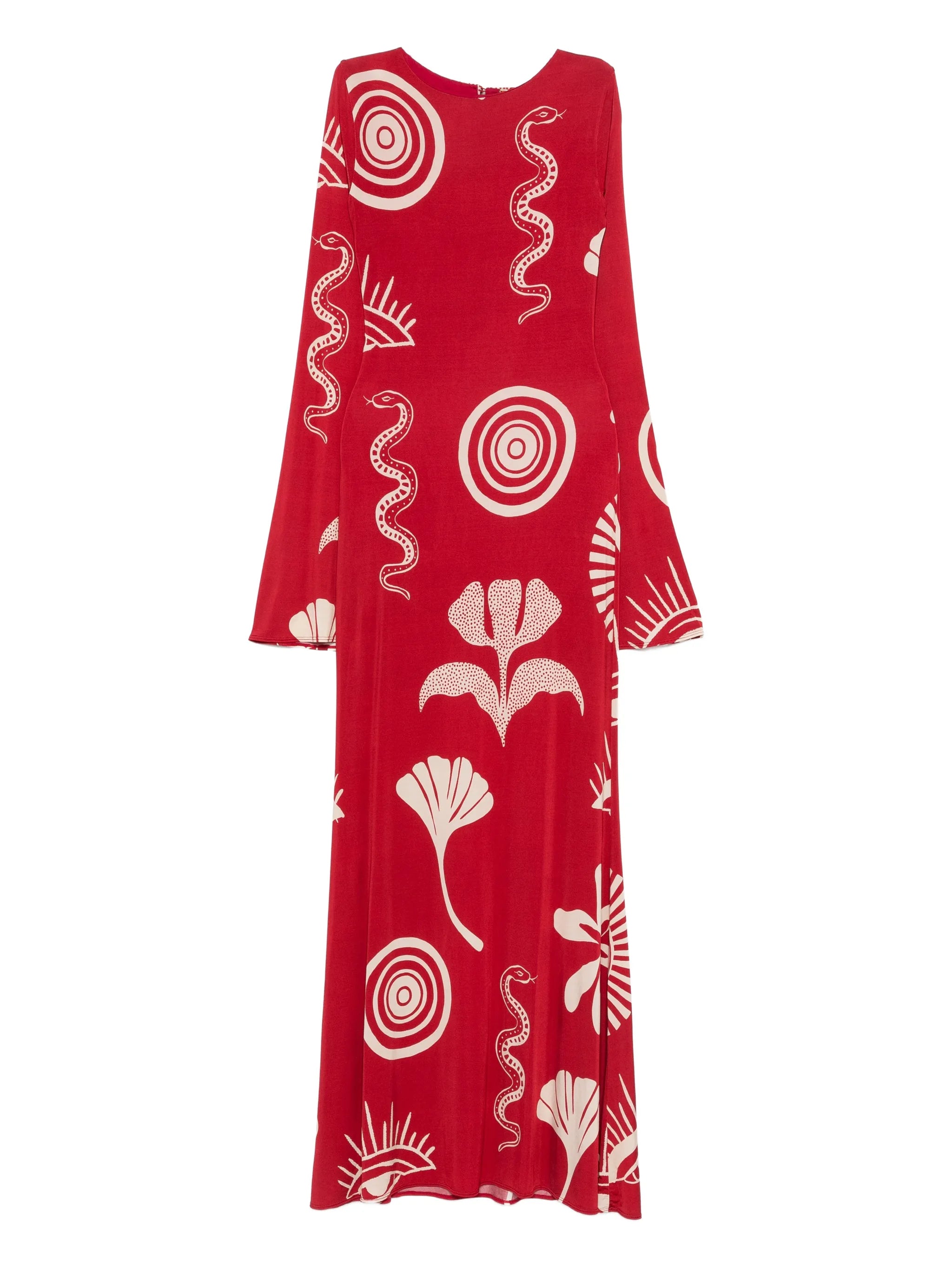Amay snake graphic-print maxi dress