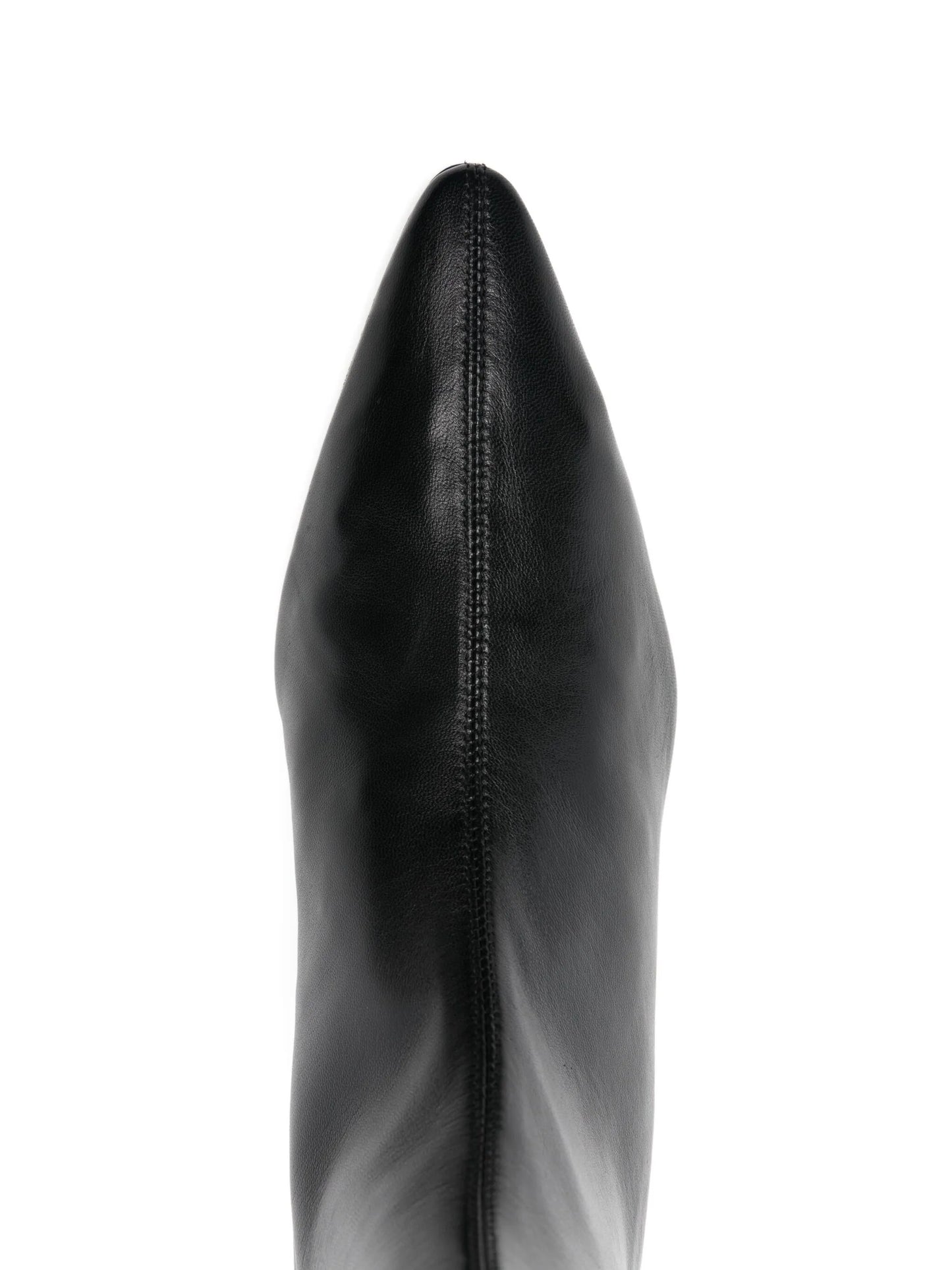 40mm pointed leather bootie