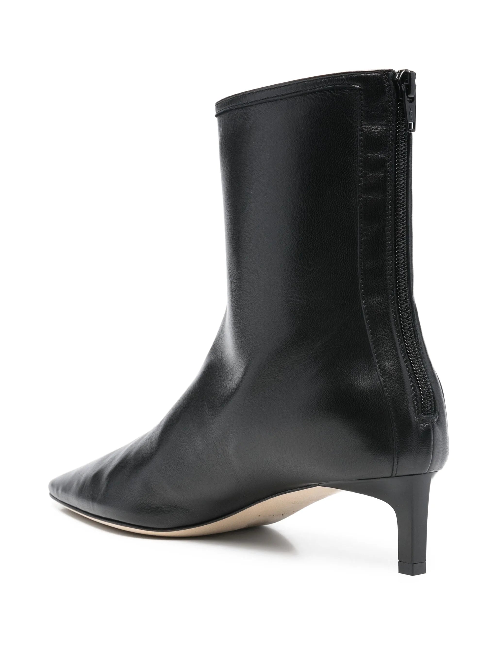 40mm pointed leather bootie