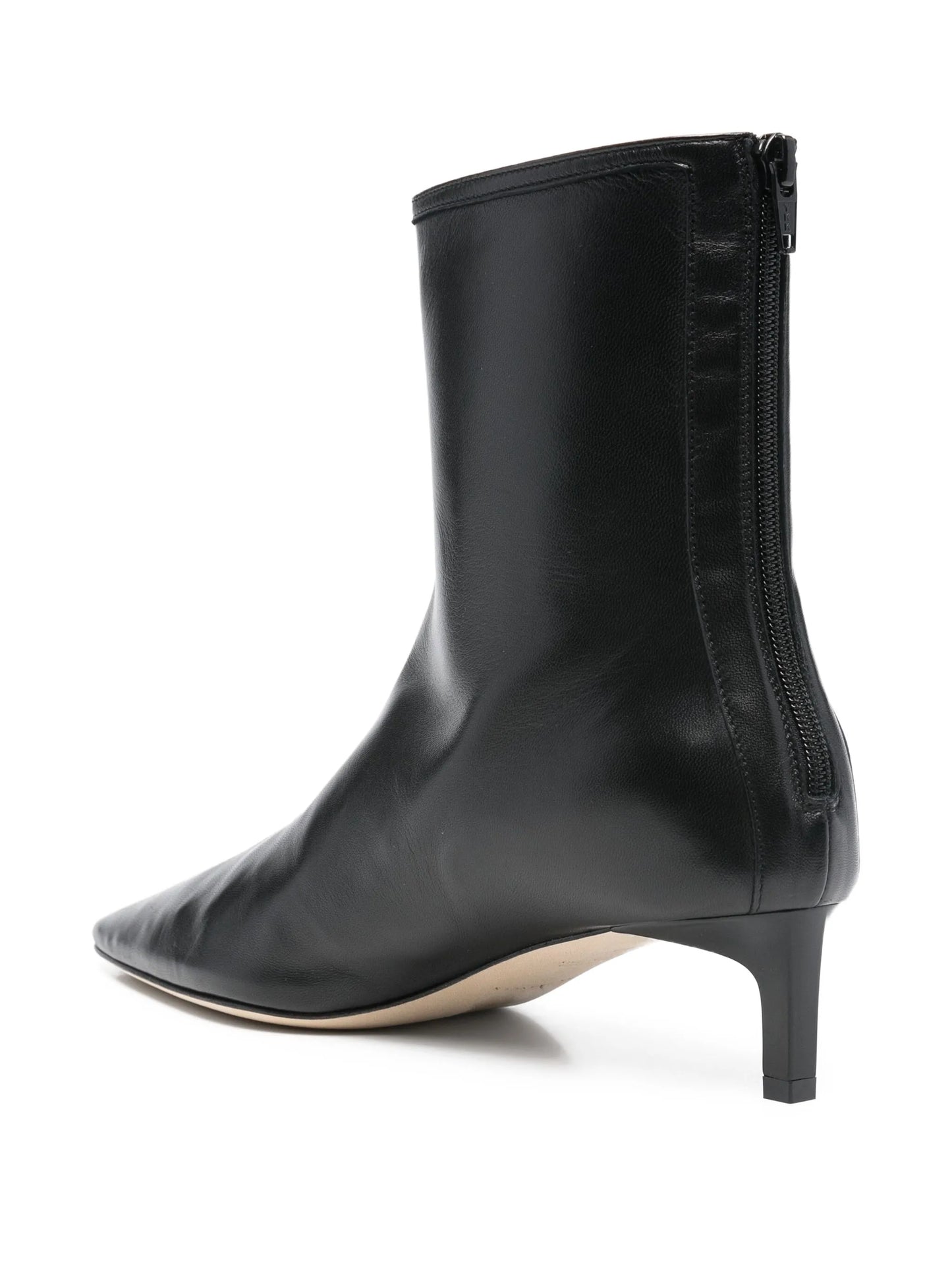 40mm pointed leather bootie
