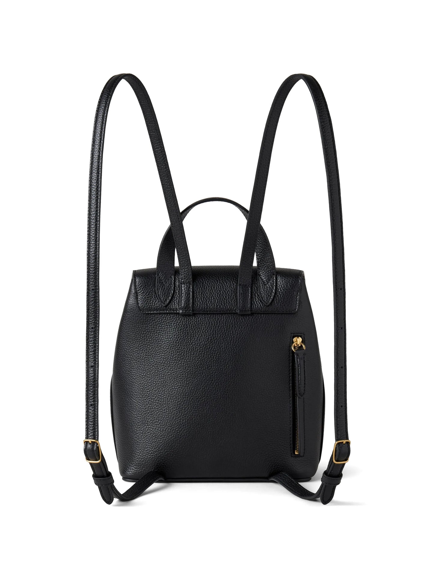 mini Bayswater backpack in black small classic grain