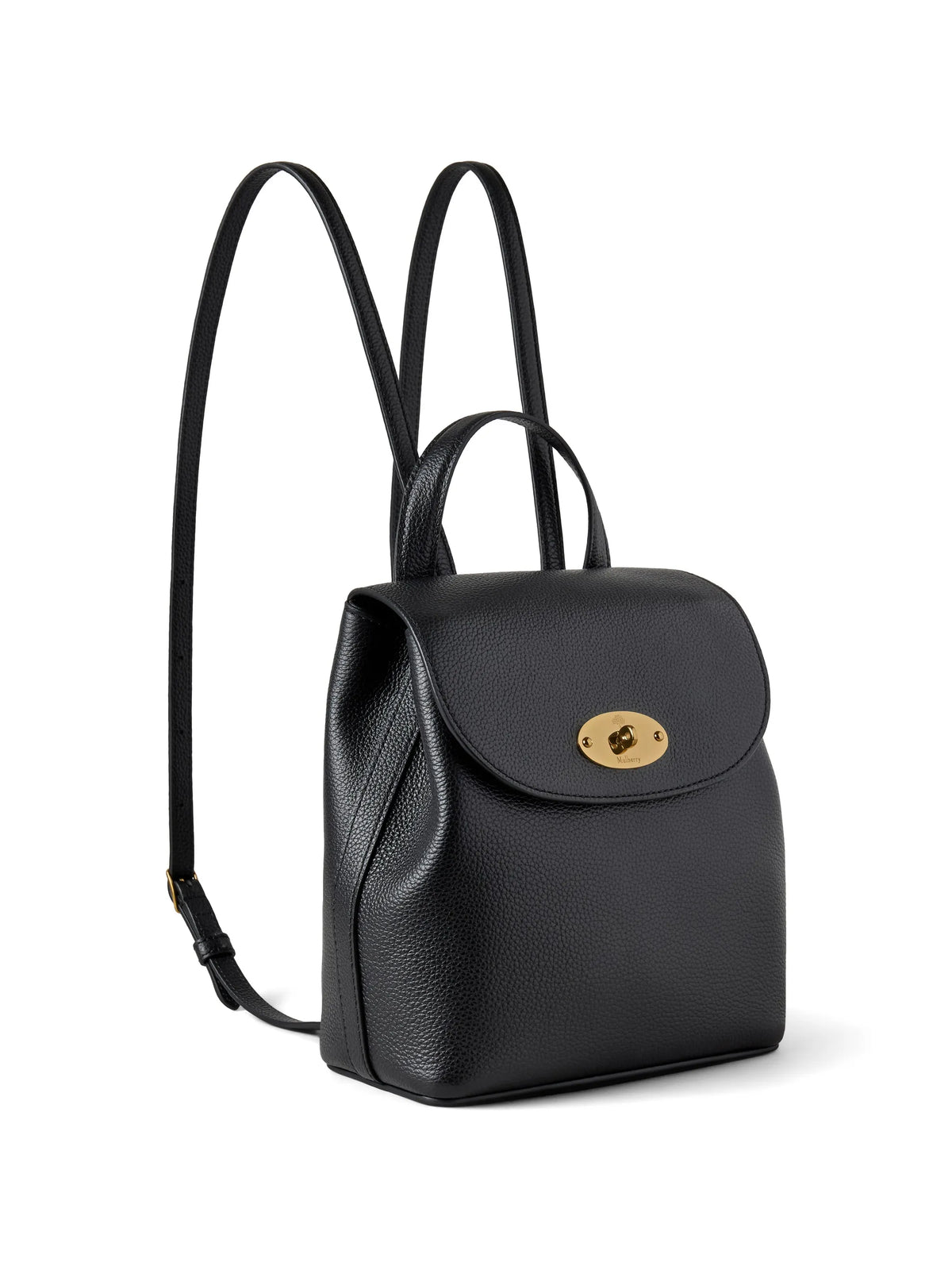 mini Bayswater backpack in black small classic grain