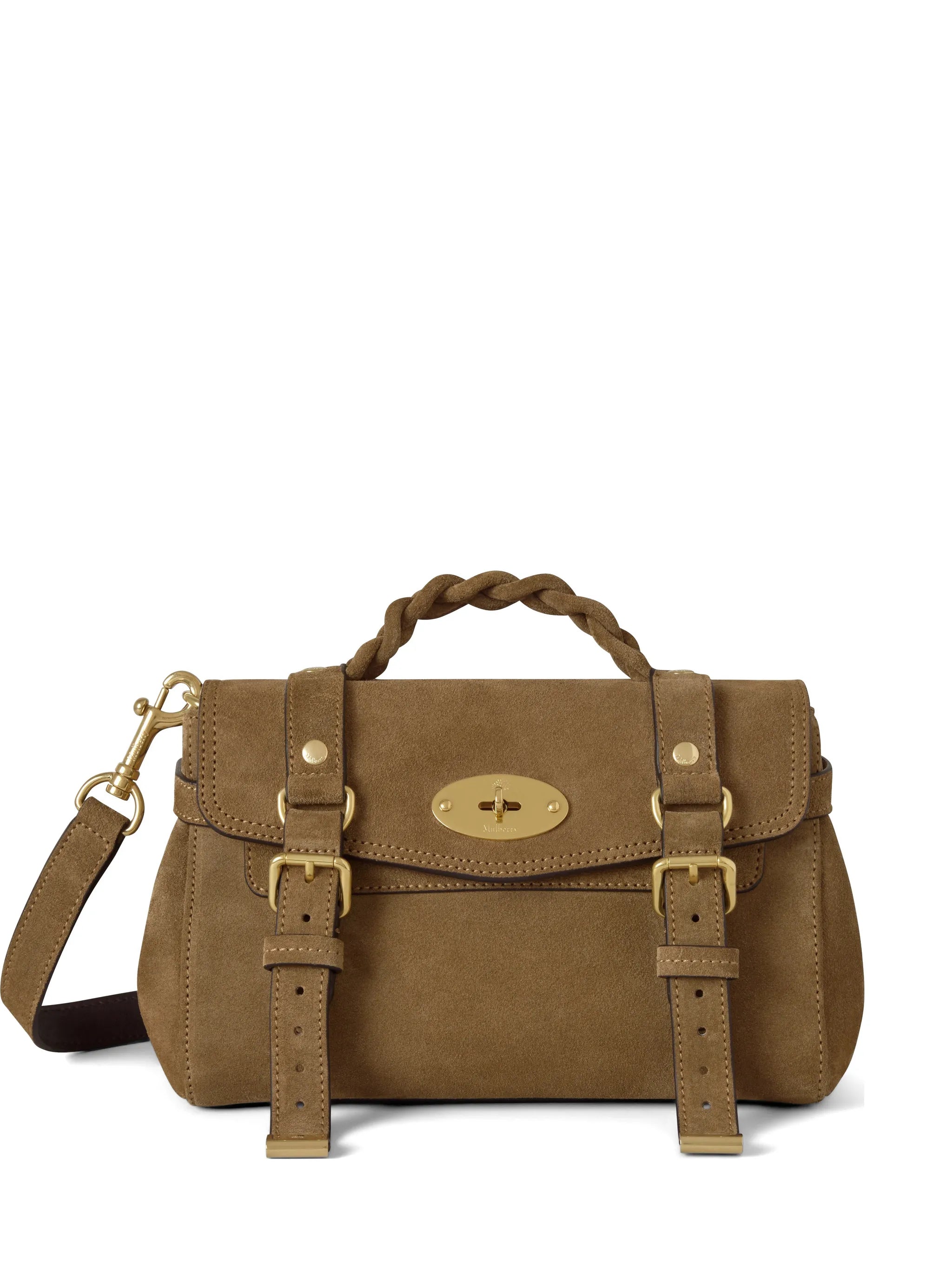 mini Alexa braided-handle tote bag