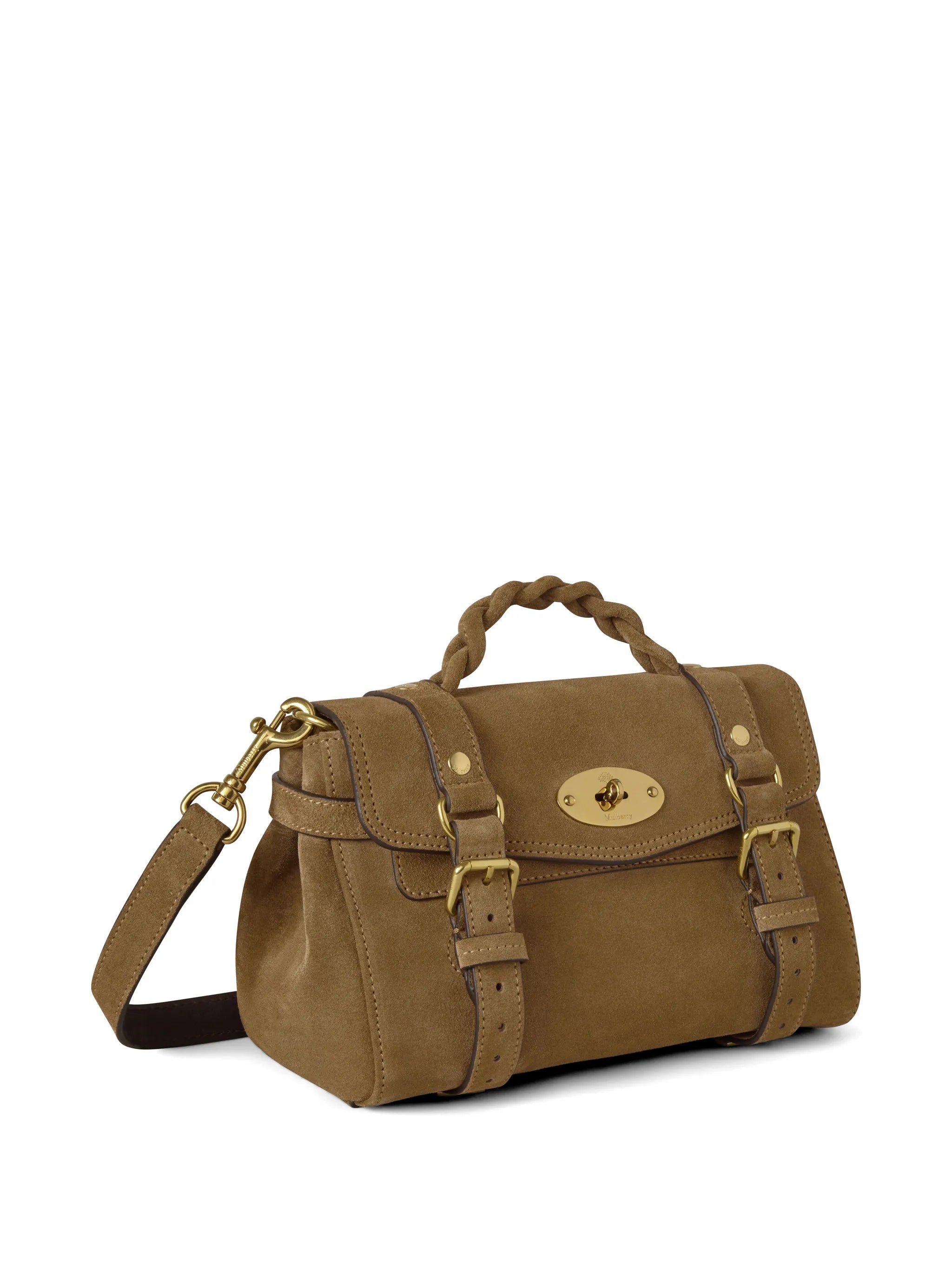 mini Alexa braided-handle tote bag