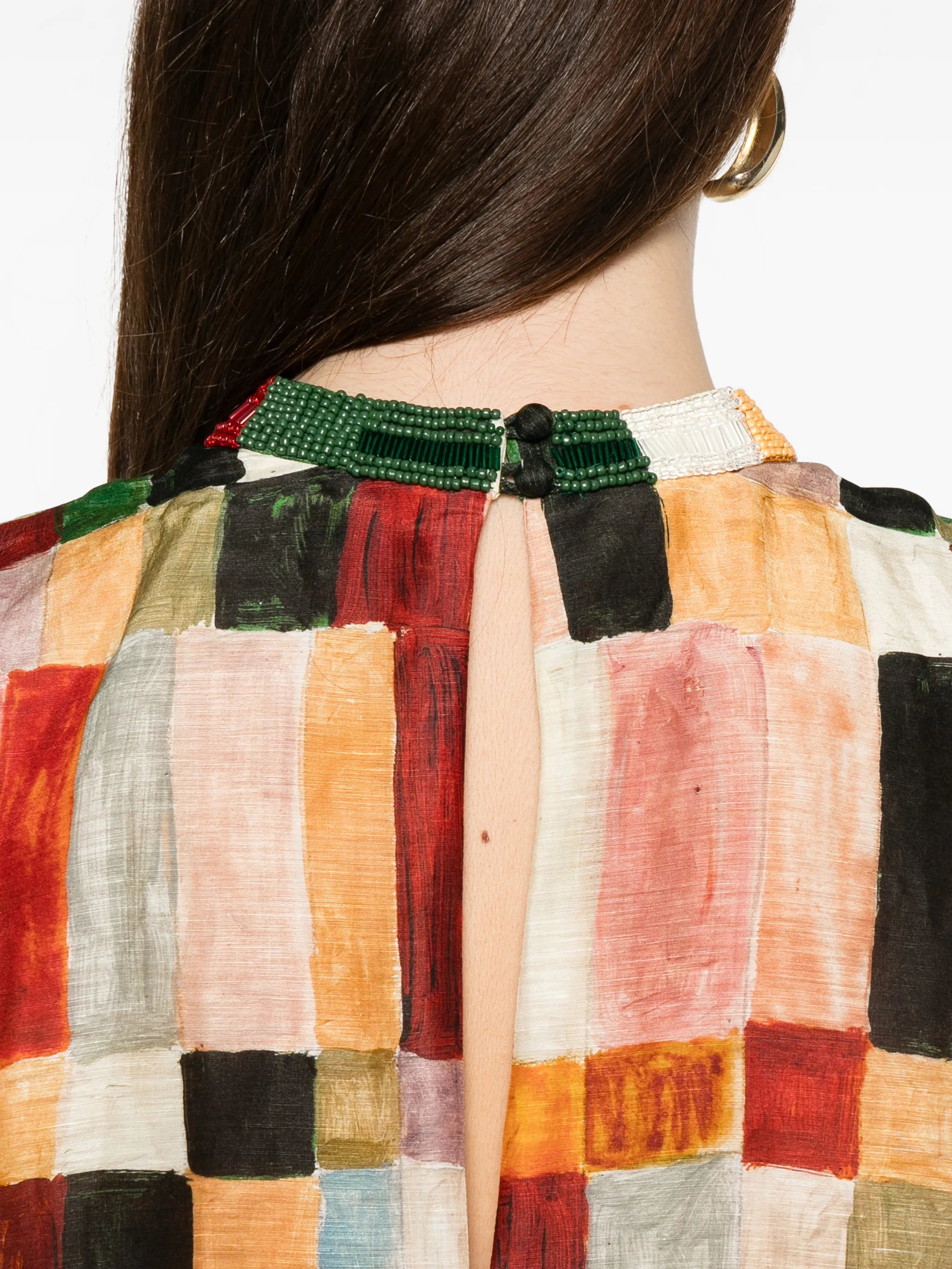 x LRNCE Marjorelle multicoloured mini dress