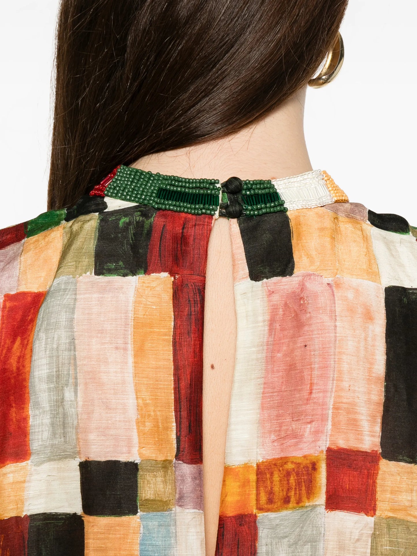 x LRNCE Marjorelle multicoloured mini dress