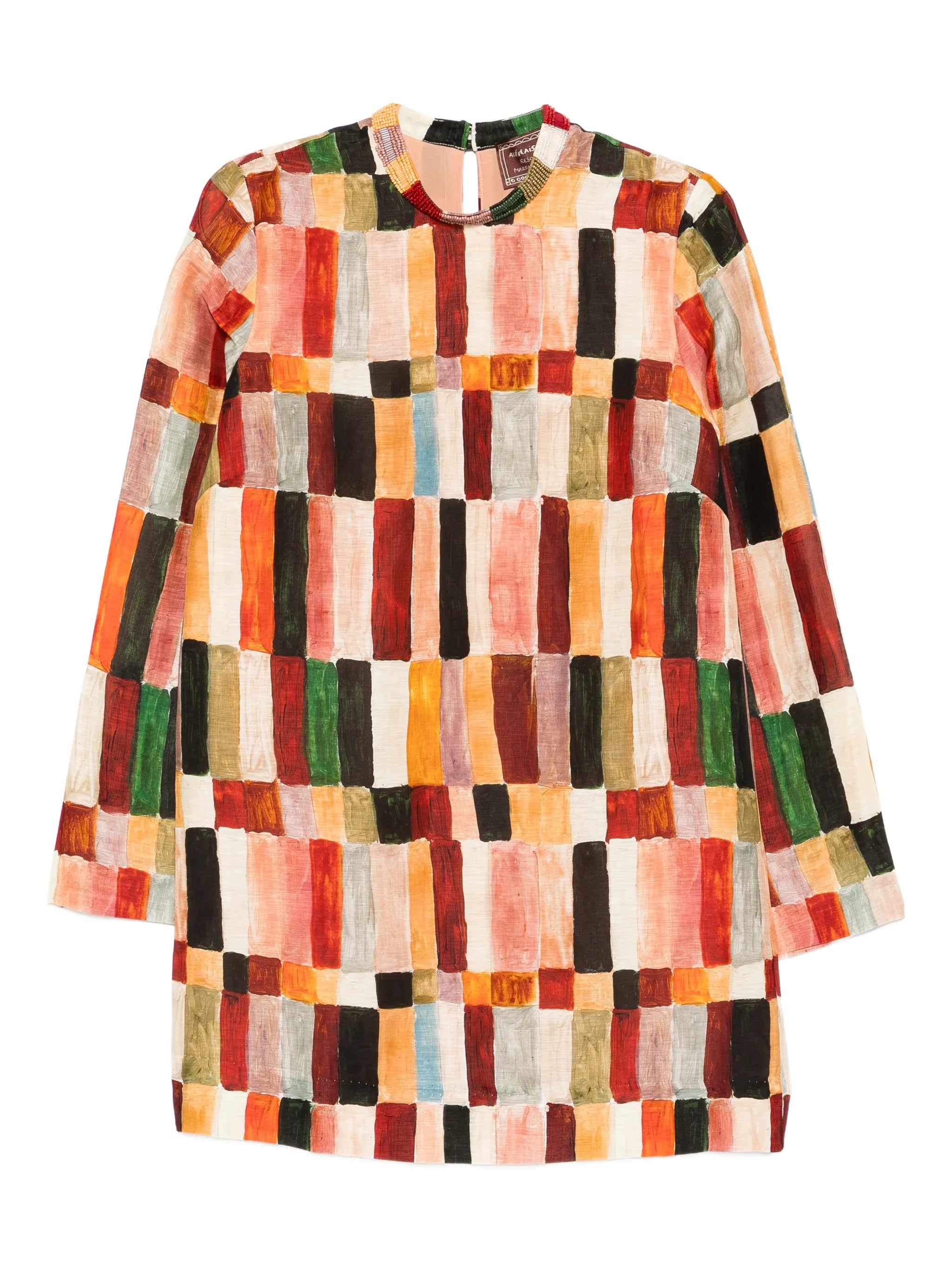 x LRNCE Marjorelle multicoloured mini dress