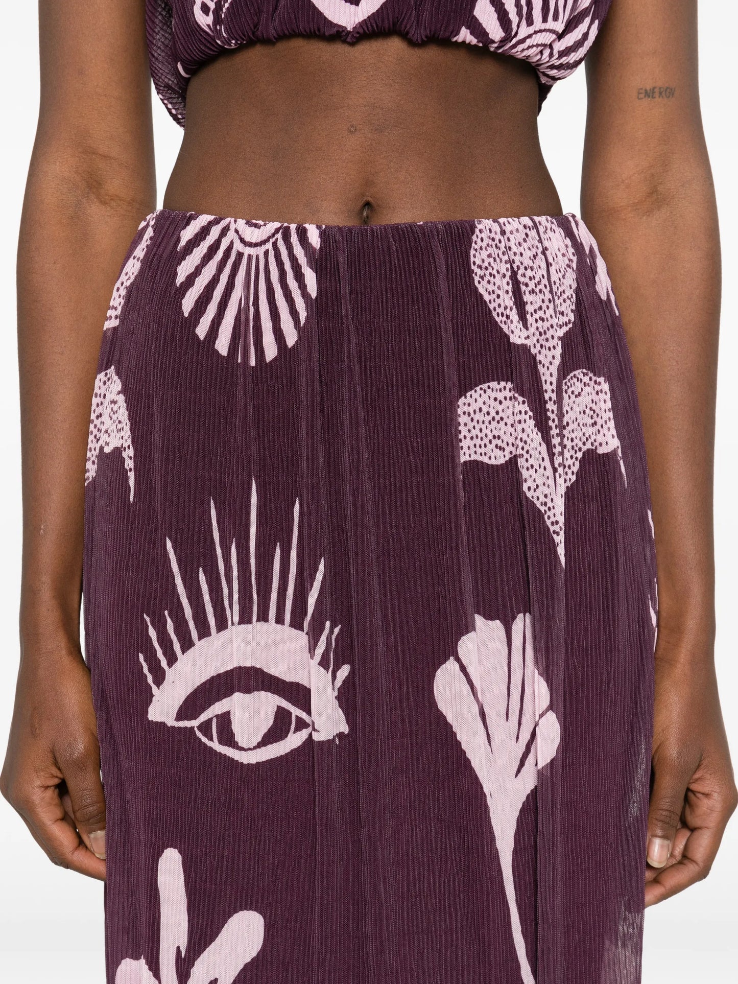 Vela high-waist maxi skirt