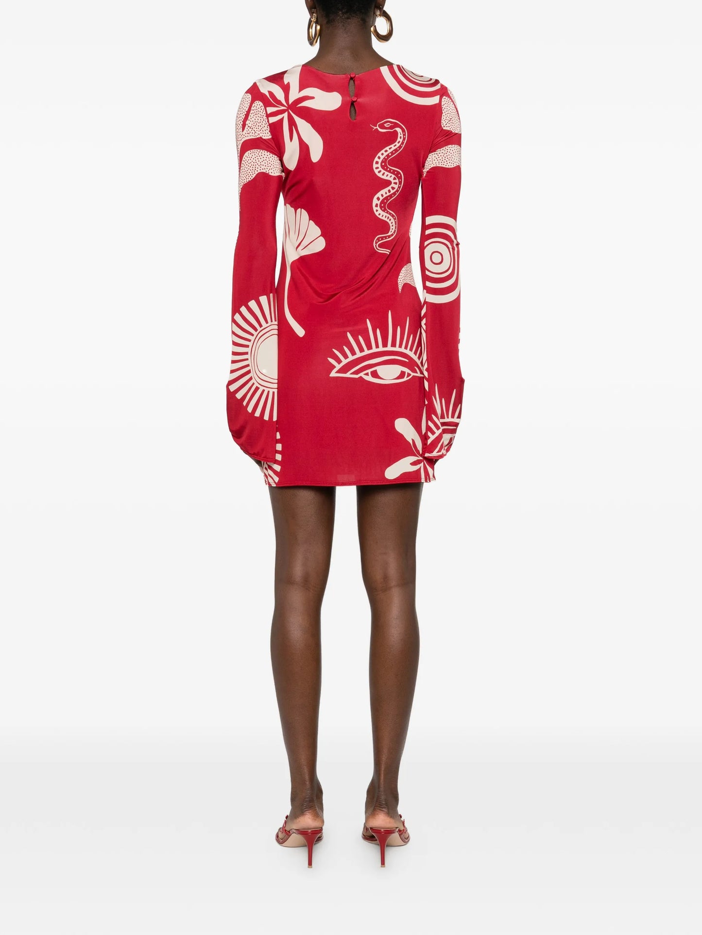 Misha long-sleeved mini dress