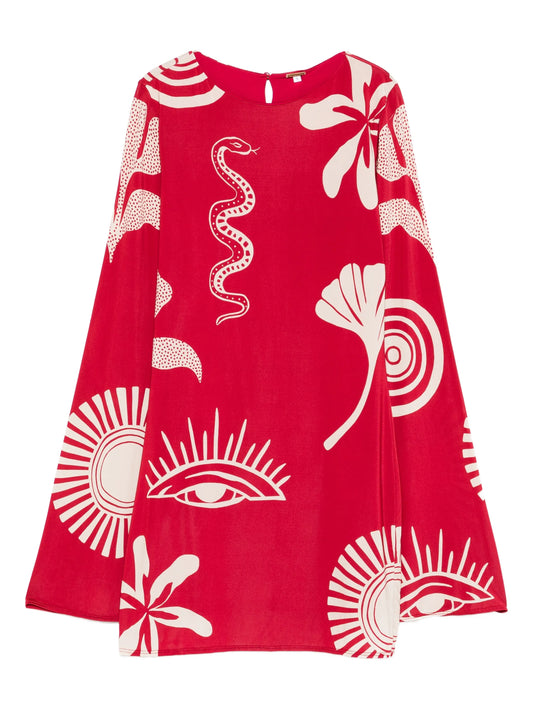 Misha long-sleeved mini dress