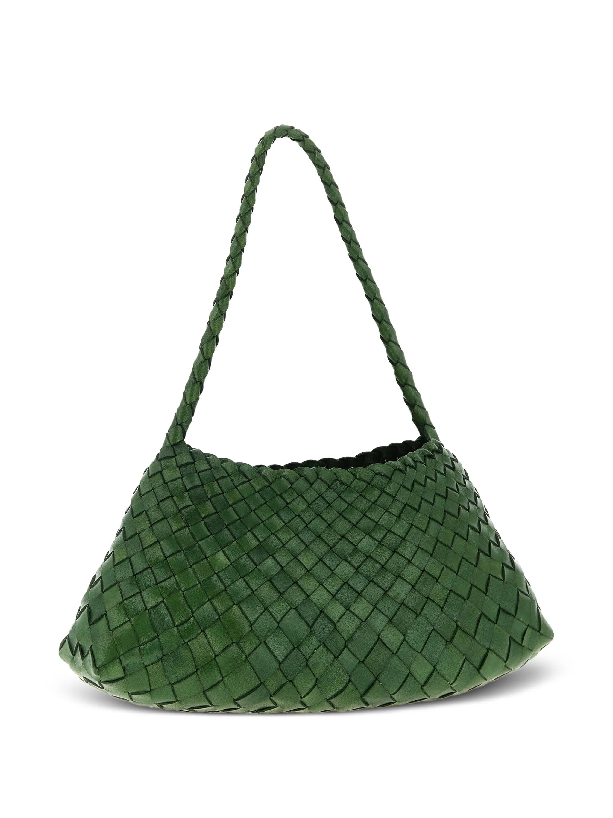 Rosanna woven-leather shoulder bag