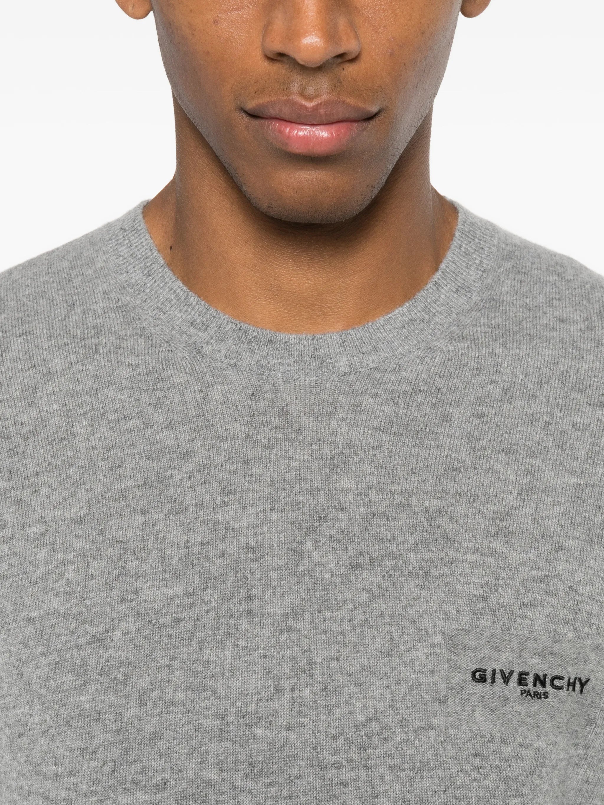 logo crew-neck sweater