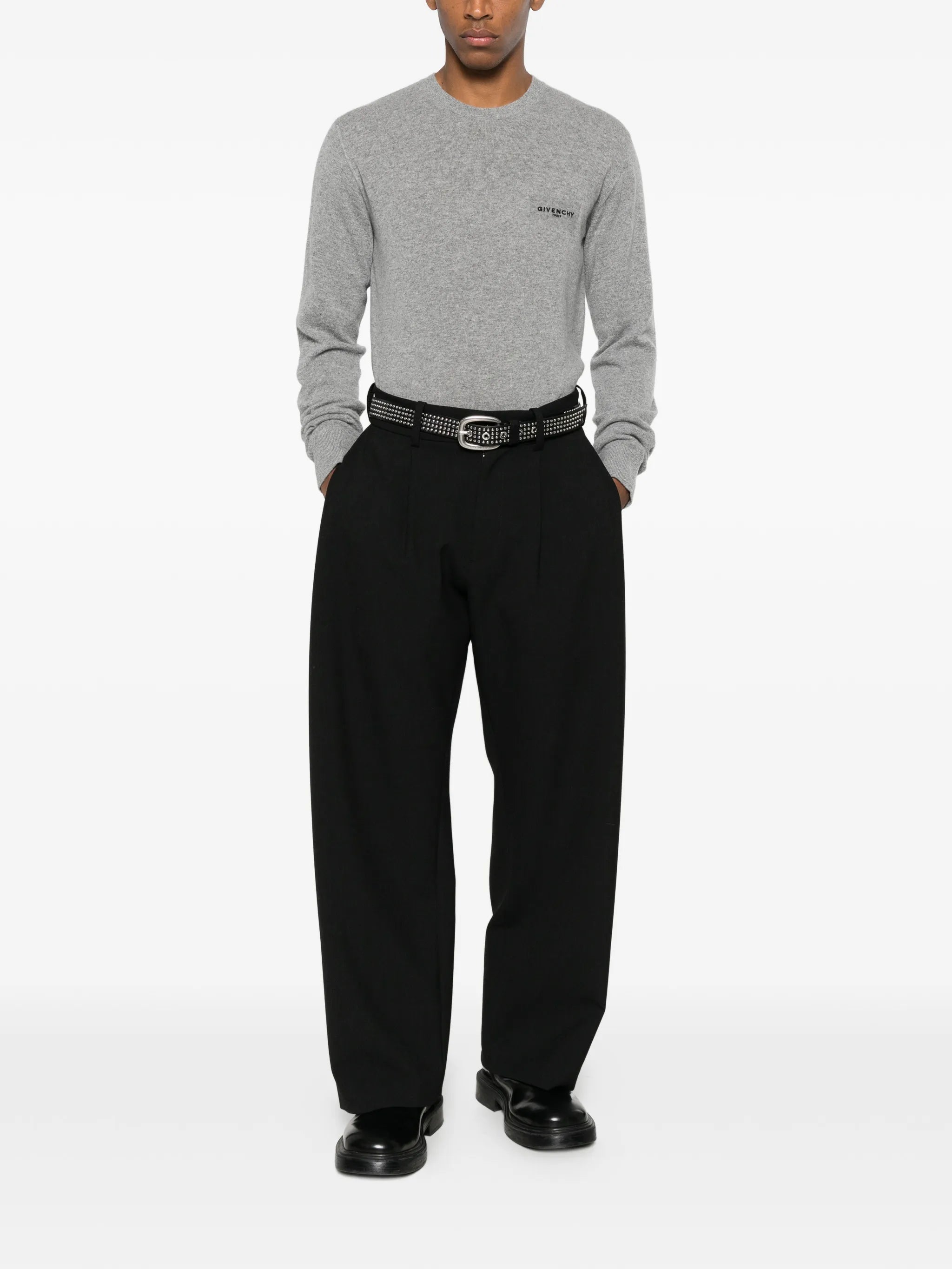 logo crew-neck sweater