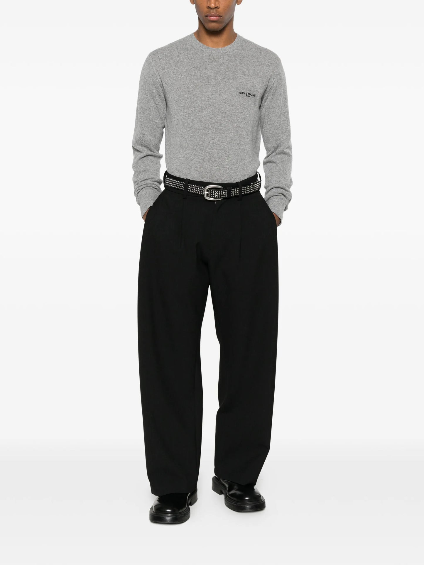 logo crew-neck sweater