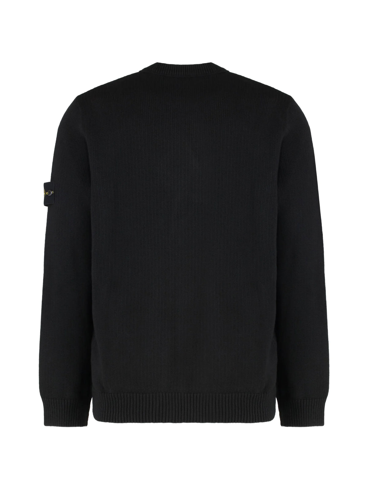 ribbed crew-neck sweater