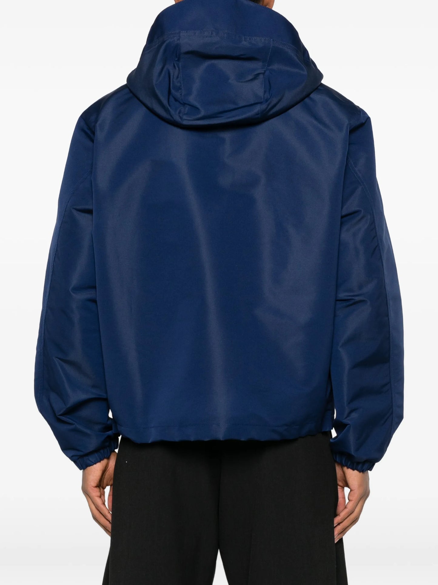 hooded windbreaker