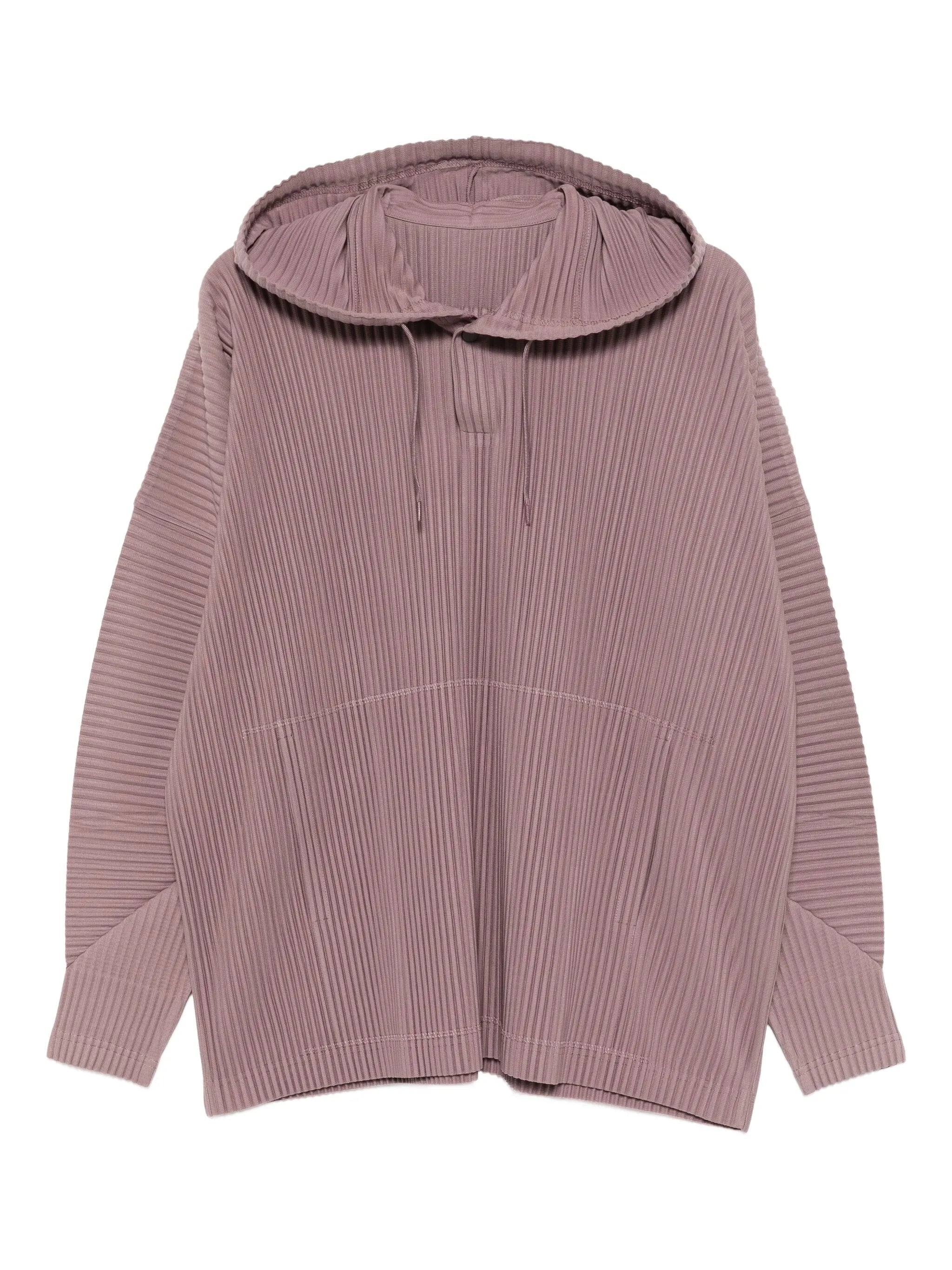 pleats hoodie