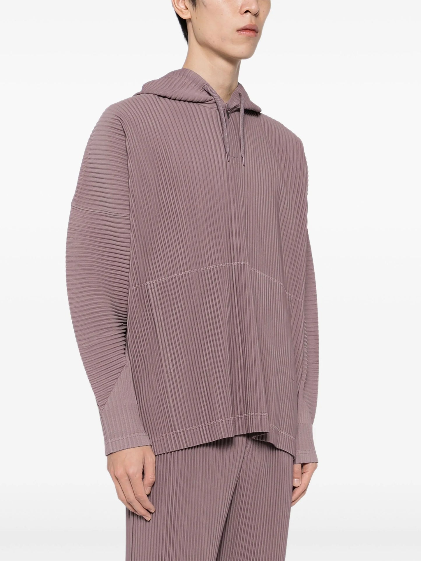pleats hoodie
