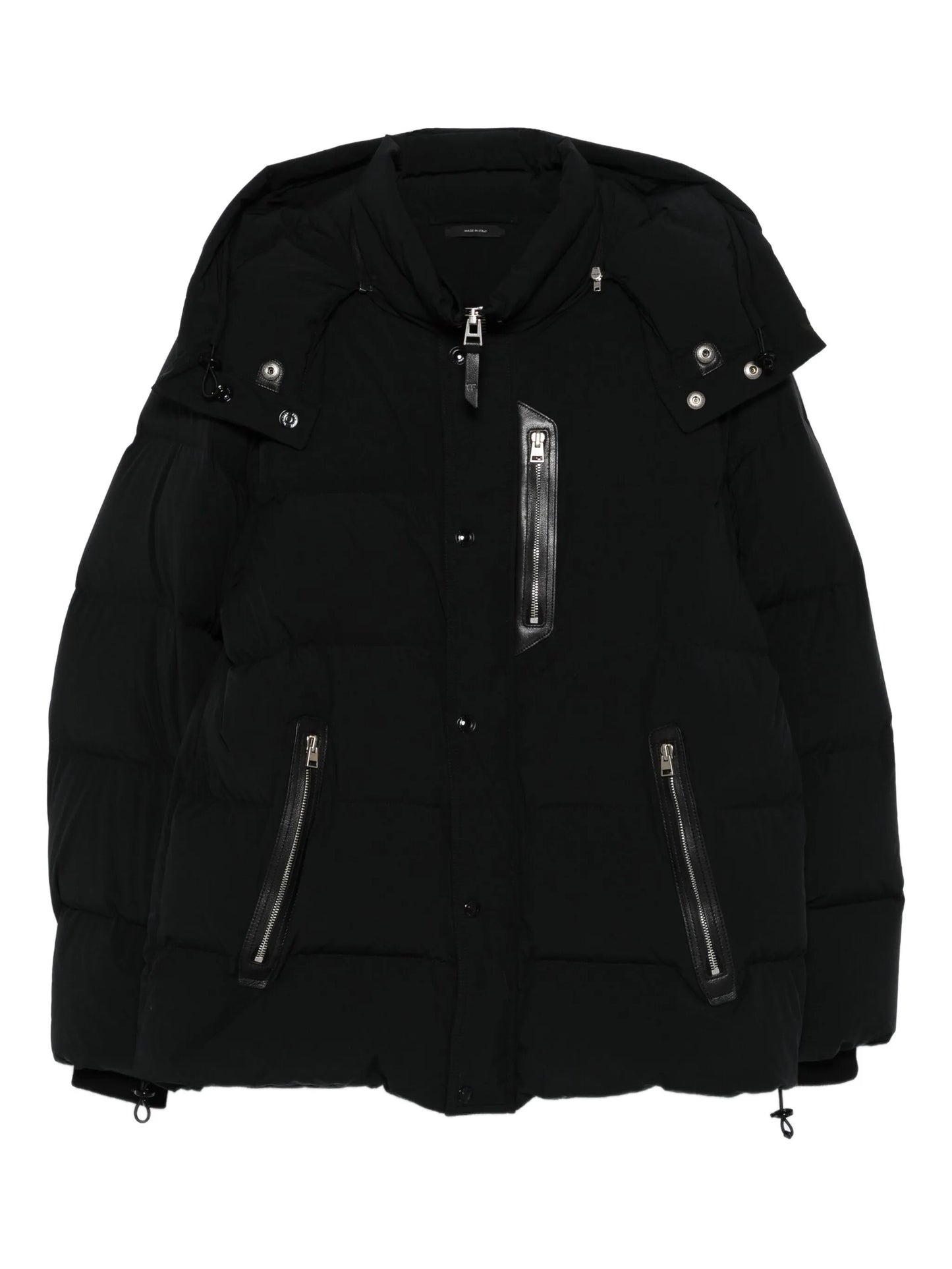 hooded puffer jacket