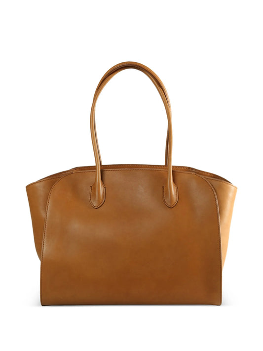 leather tote bag double handle