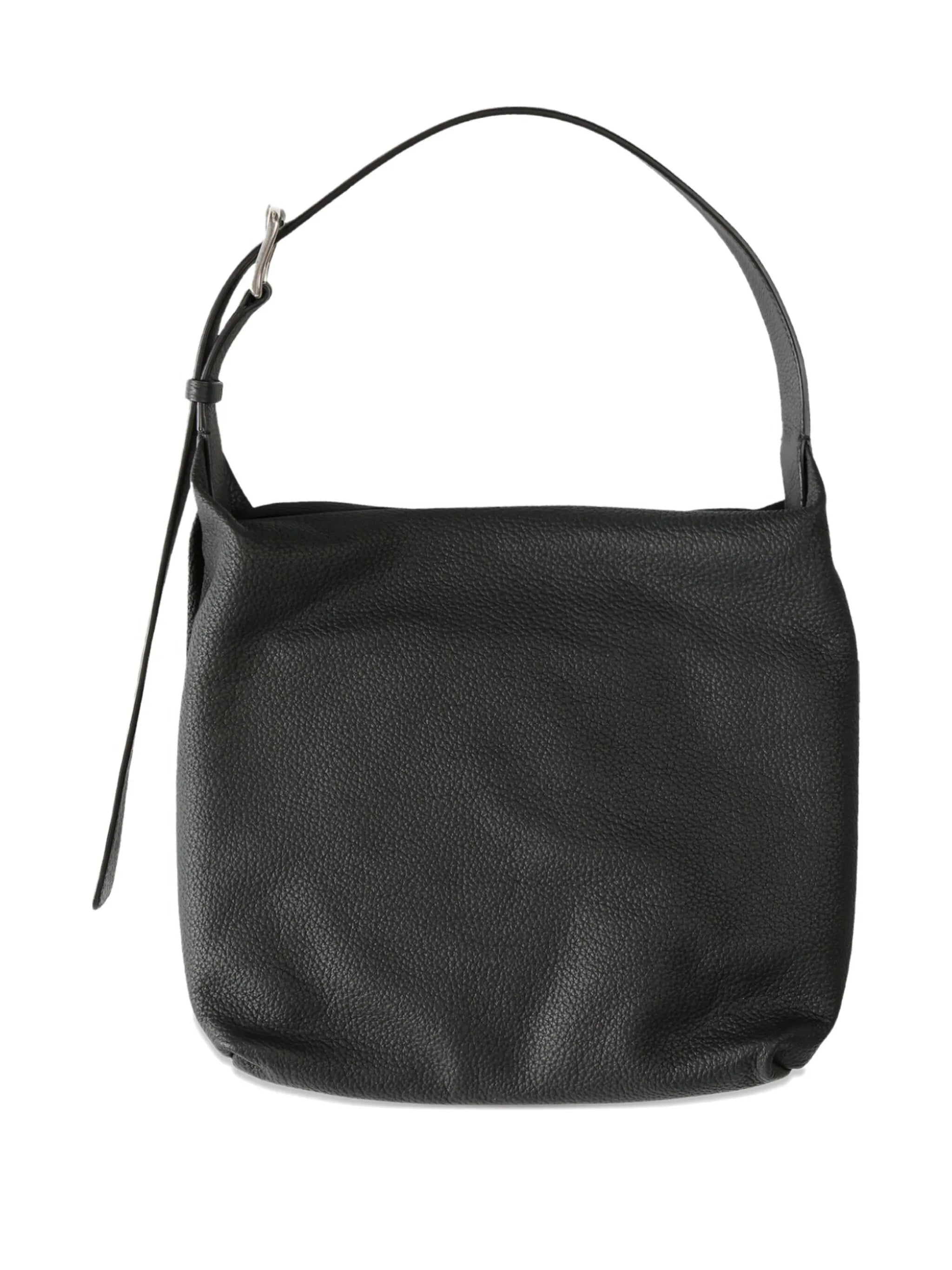 Isa buckle-fastening leather shoulder bag