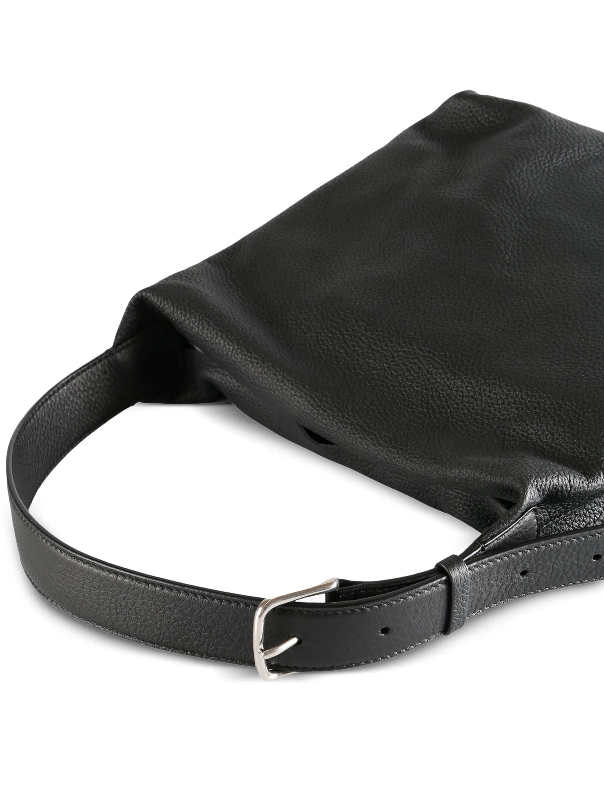 Isa buckle-fastening leather shoulder bag