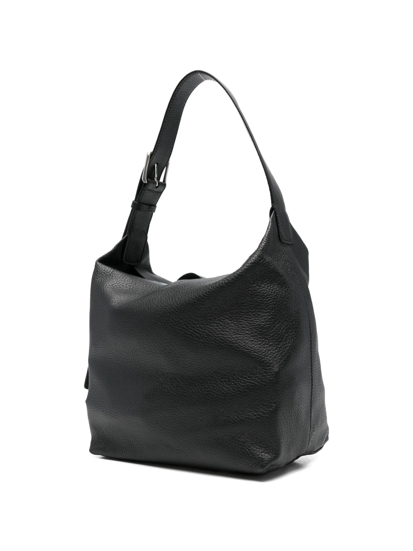Isa buckle-fastening leather shoulder bag