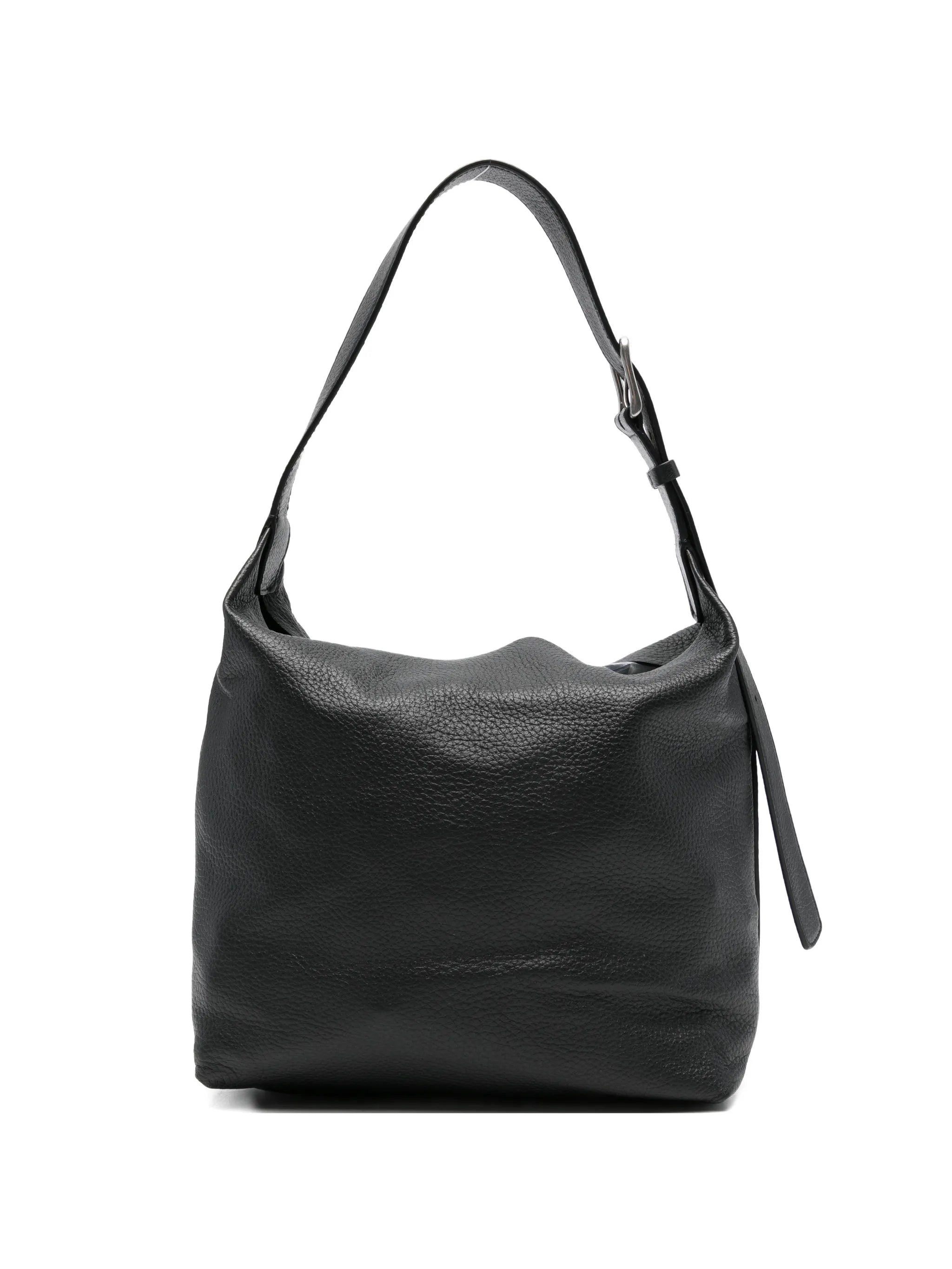 Isa buckle-fastening leather shoulder bag