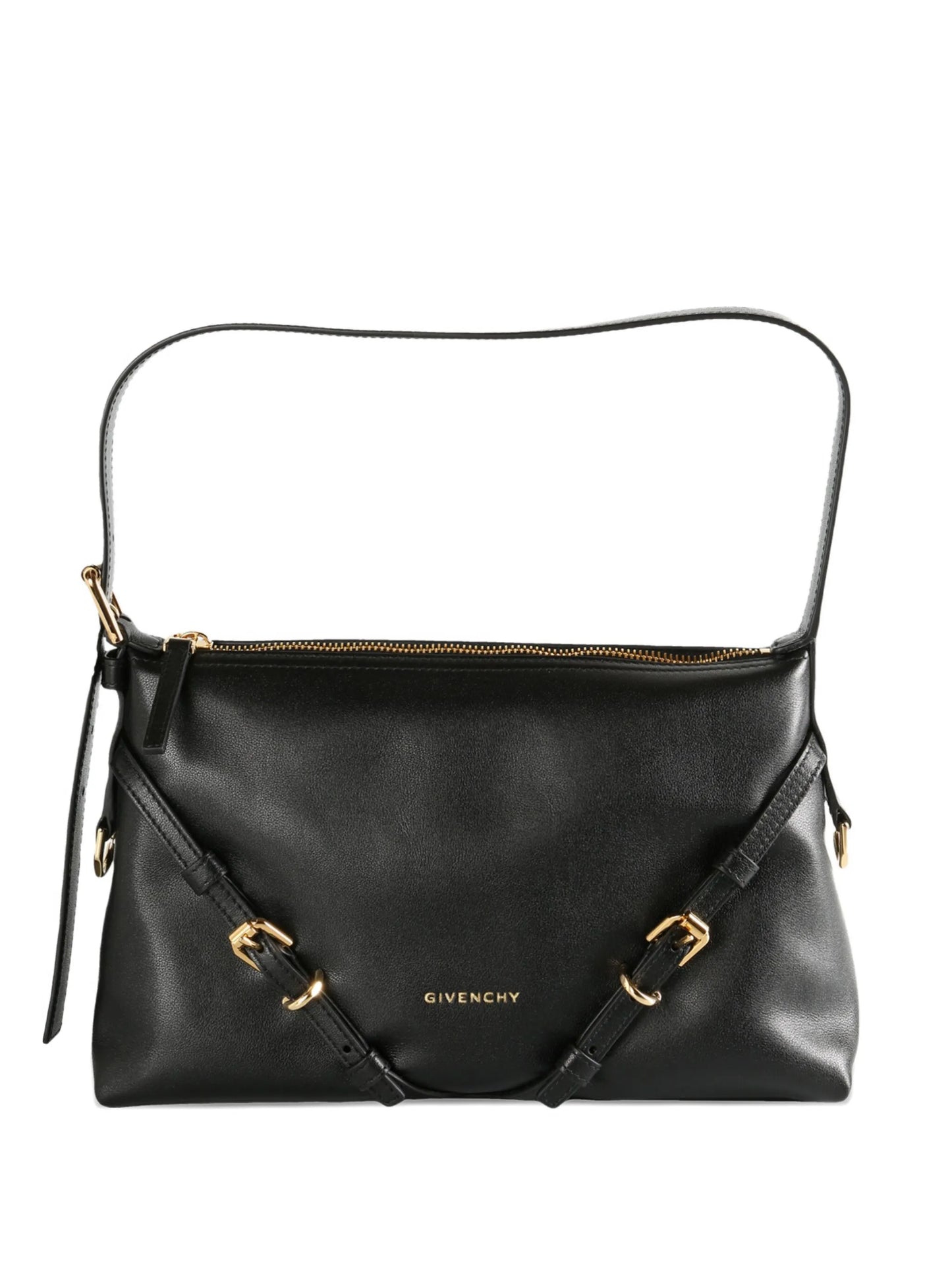mini Voyou buckle-strap leather shoulder bag